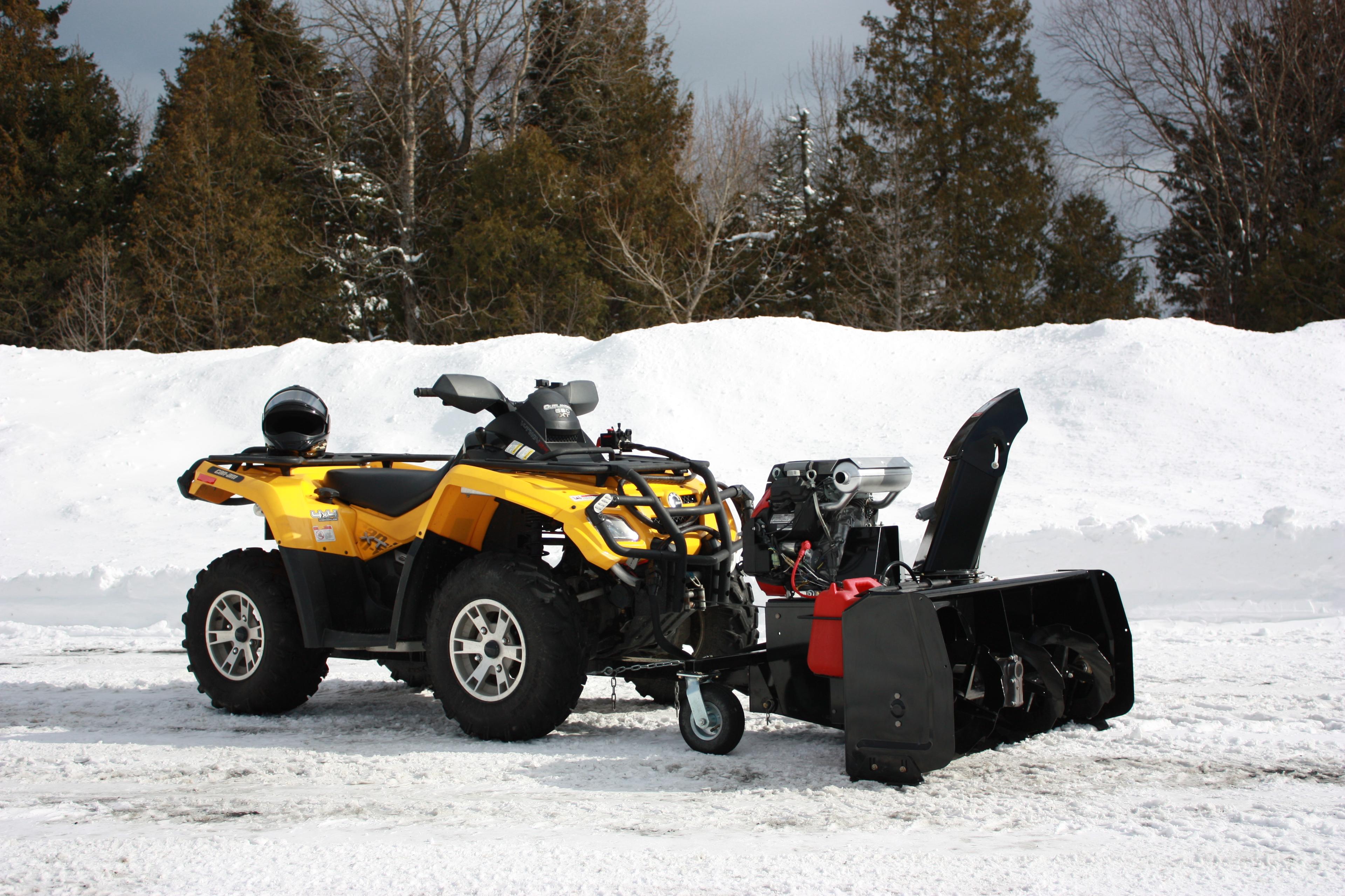 ATV Snow Removal Attachment