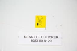 STICKER REAR LEFT PICTOGRAM