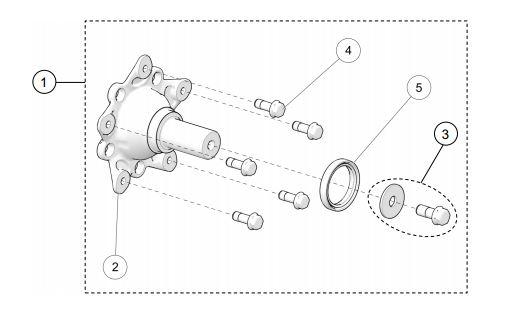 S-kit Hub 5-Bolts