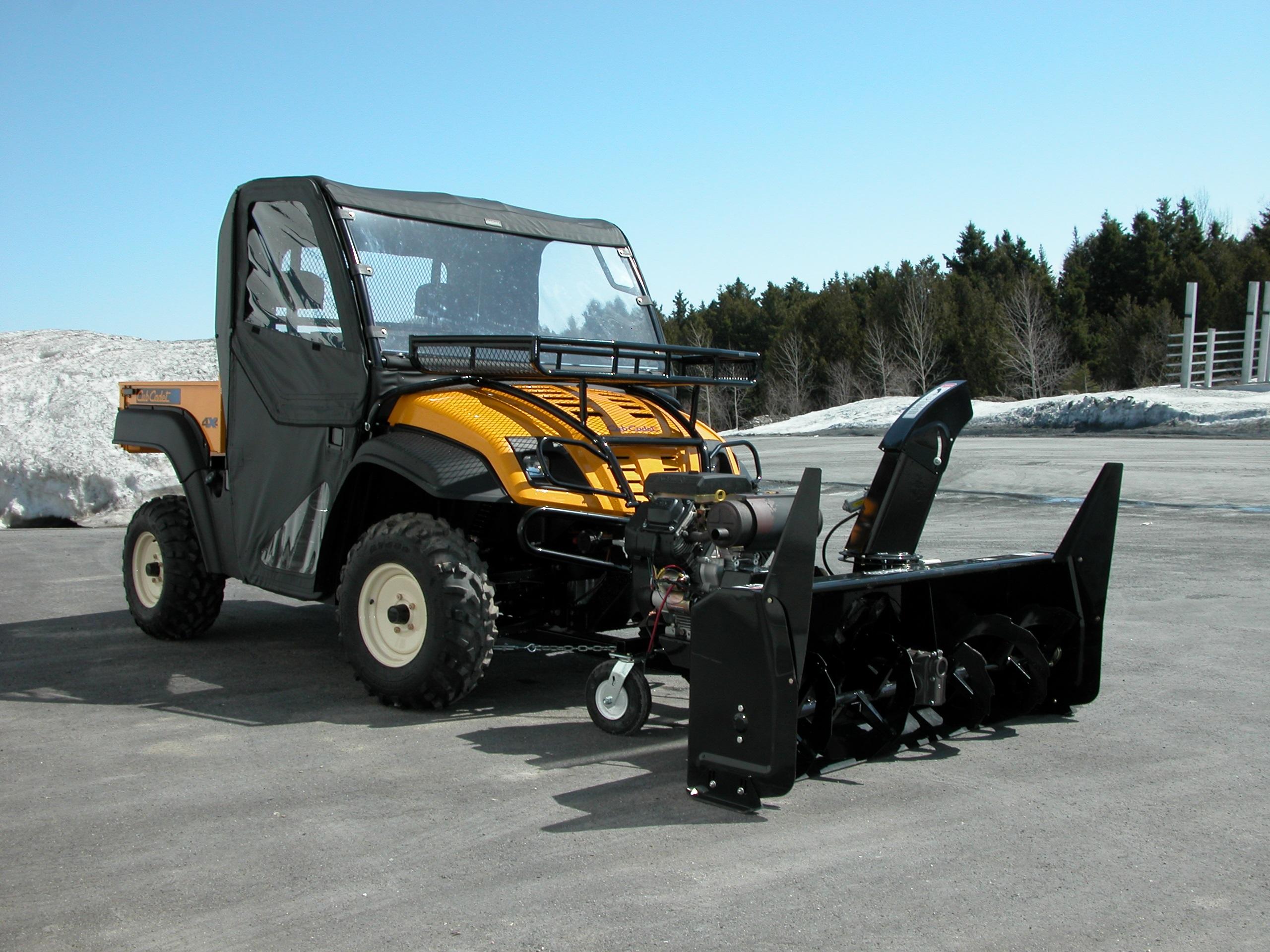 Club Cadet with snowblower