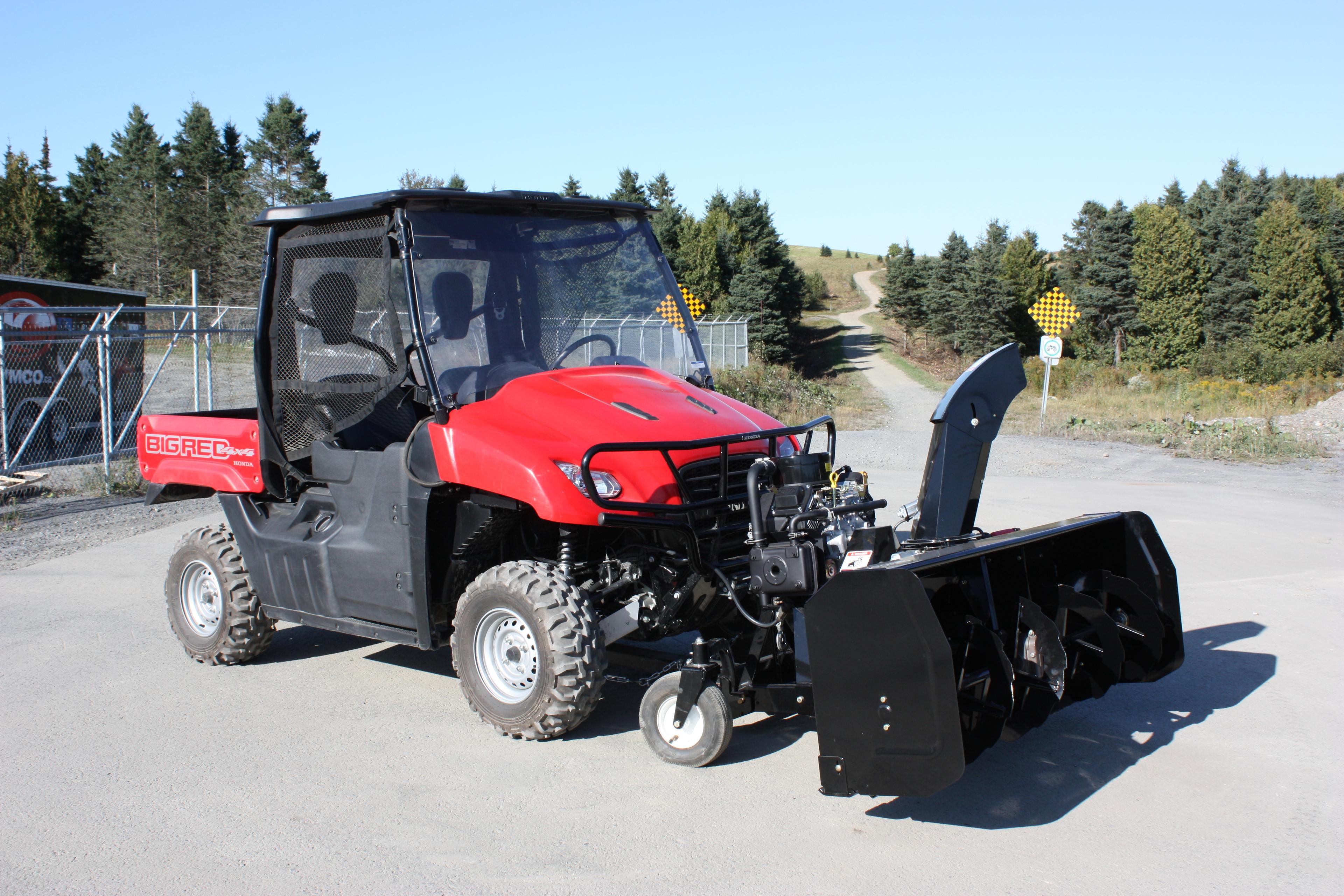 Honda UTV with Snow Blower