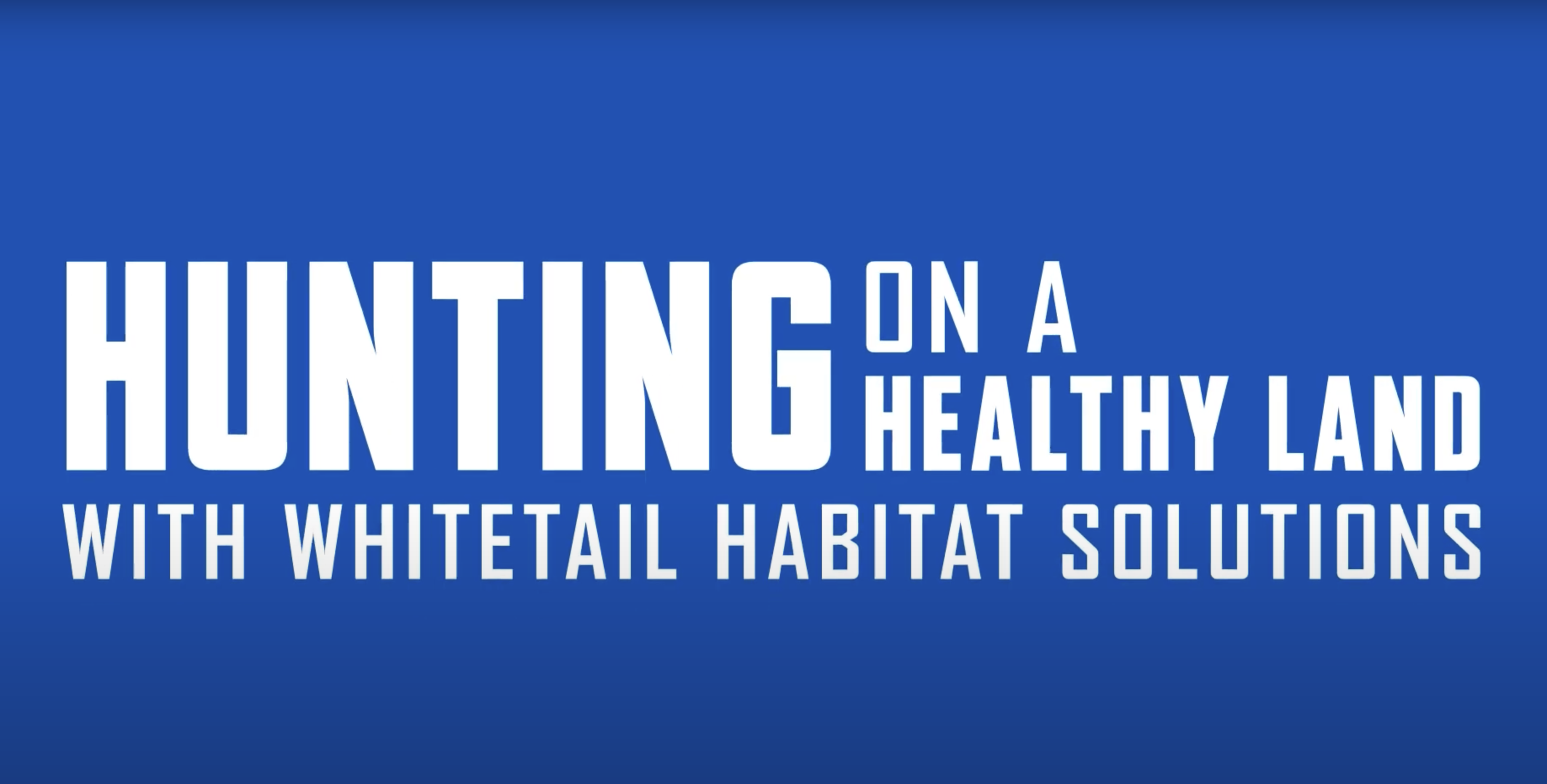 Hunting on a Healthy Land with Jeff Sturgis