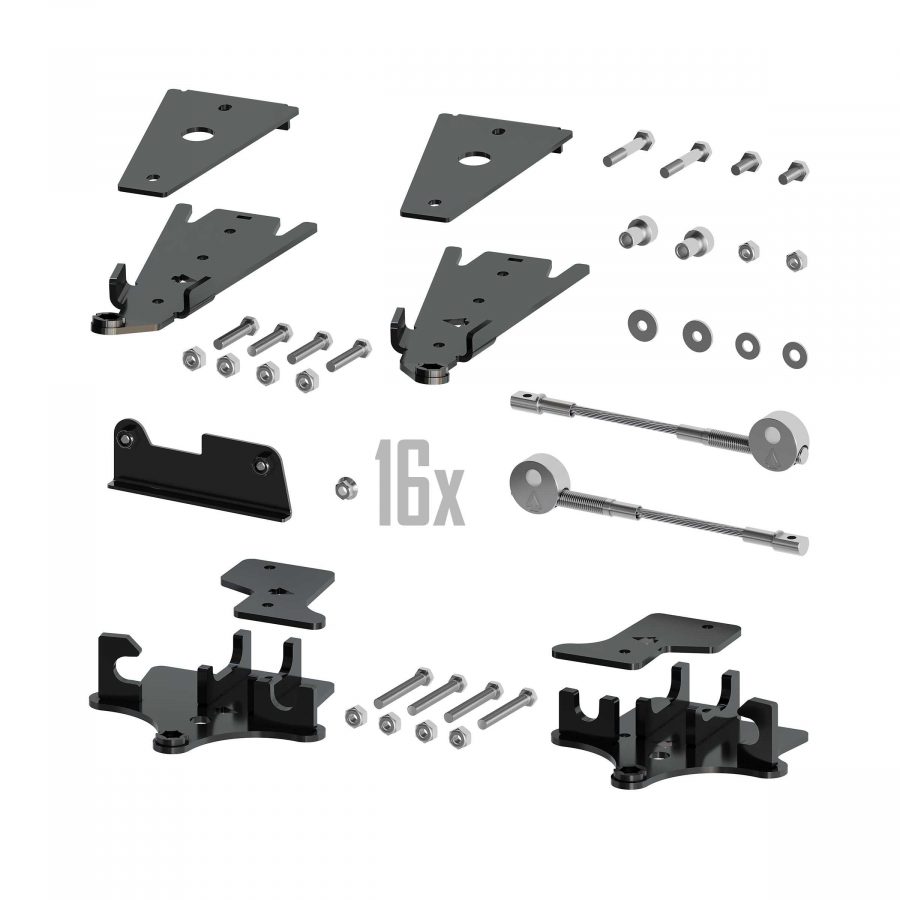 Mounting kit Sportsman 550-850-1000 / Scrambler straight a-arms
