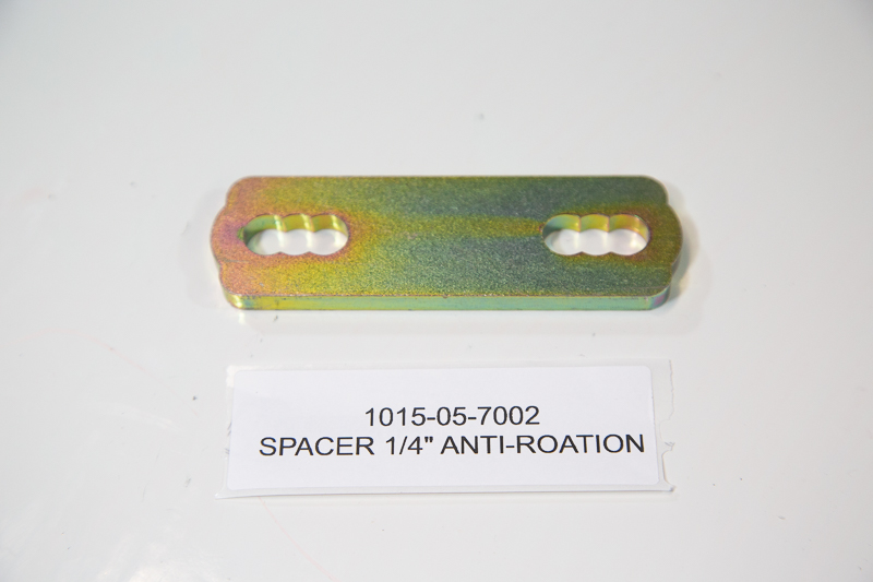 SPACER 1/4", ANTI-ROTATION (RS) 3