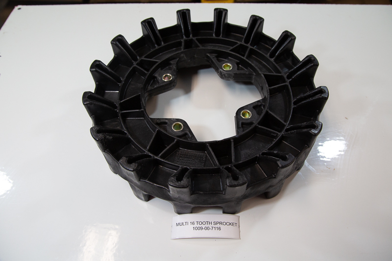 Sprocket package - 16 teeth & 17 teeth - 4 bolts 2