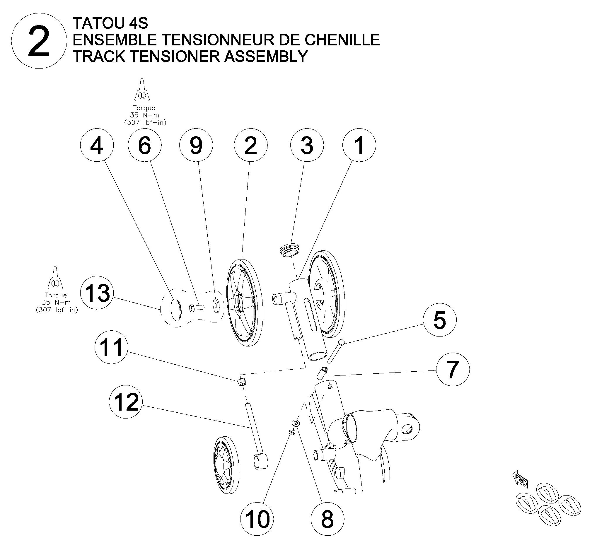Track Tensioner Assembly