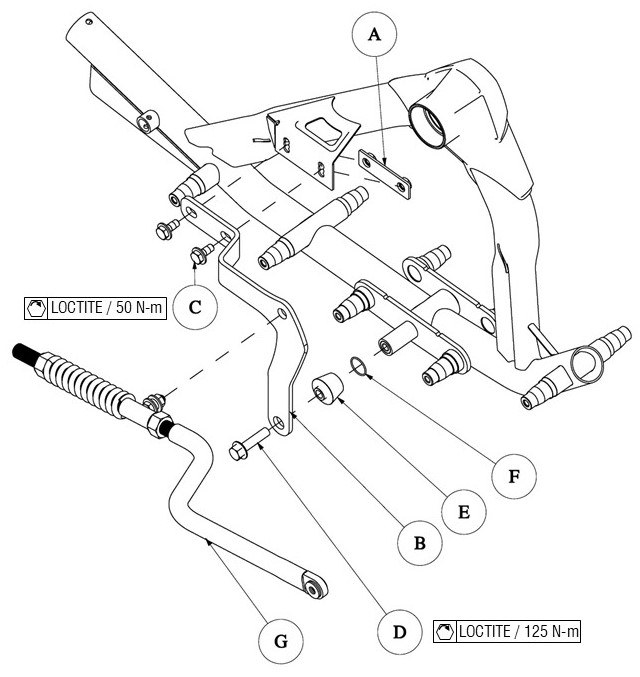 2011 TATOU 4S Rigid Axle Suspension (RS) Option Parts Diagram