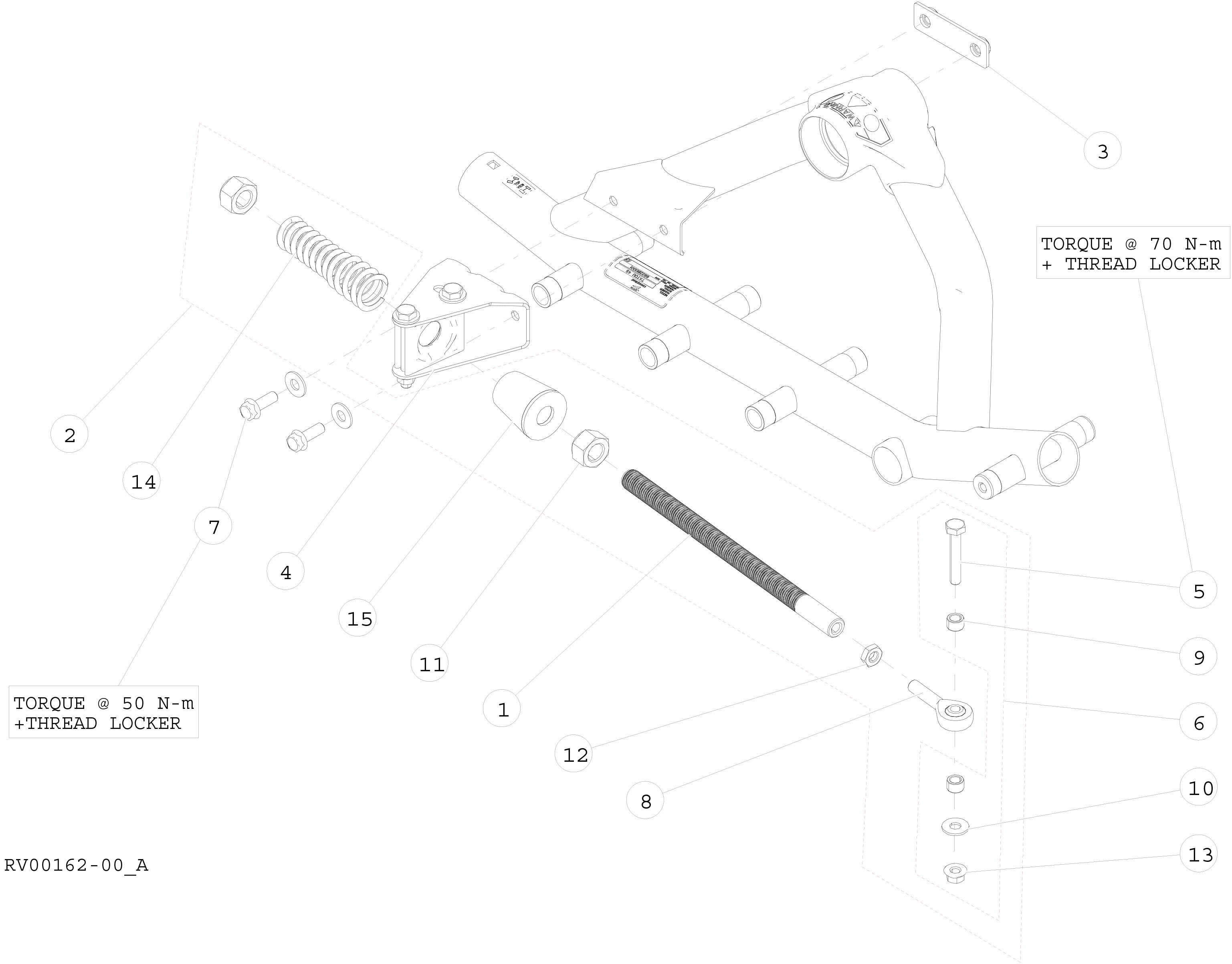 2013 T4S Independent Suspension (IS) Parts Diagram