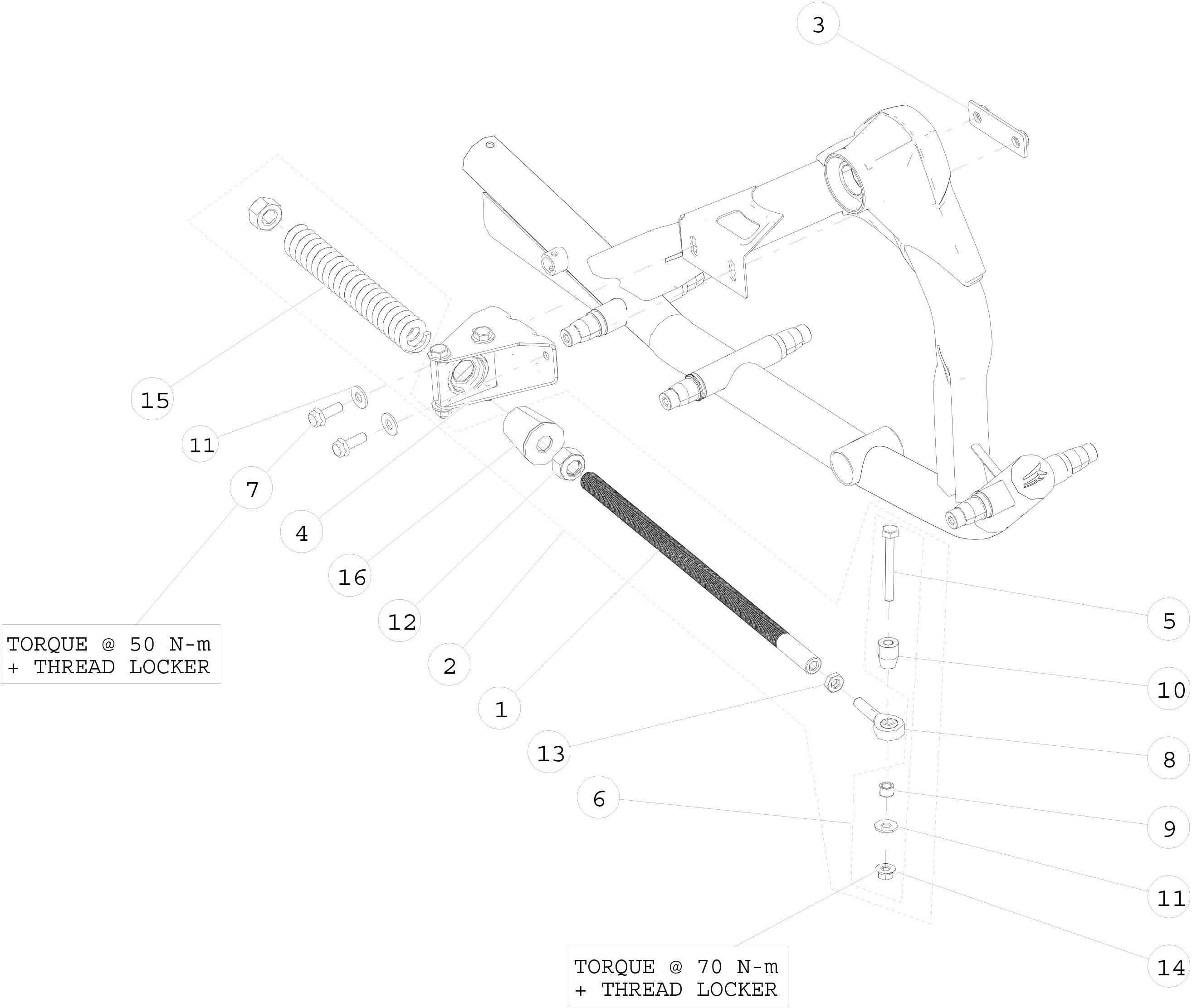 2013 T4S Independent Suspension (IS) Parts Diagram