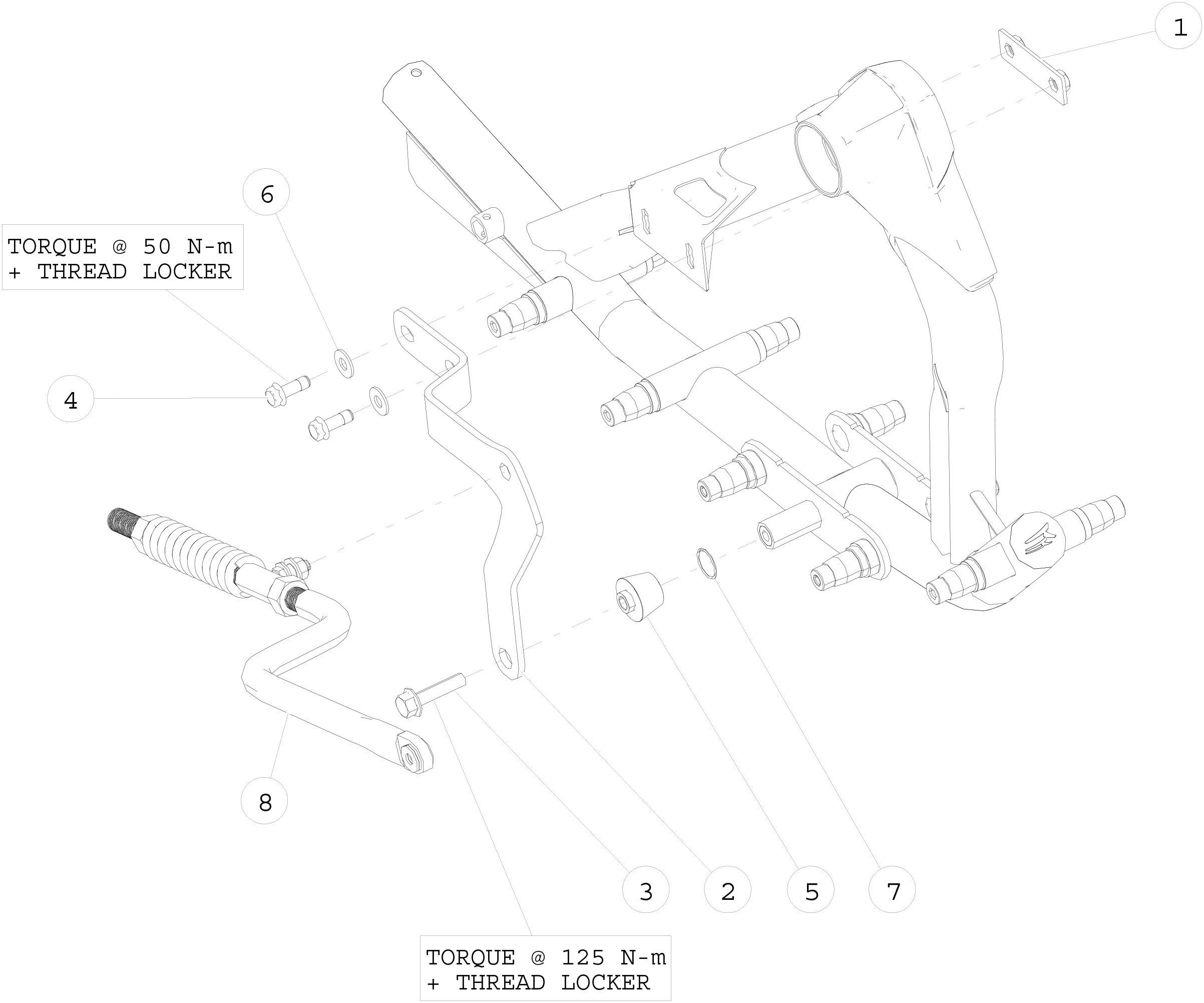 2013 T4S Rigid Suspension (RS) Parts Diagram