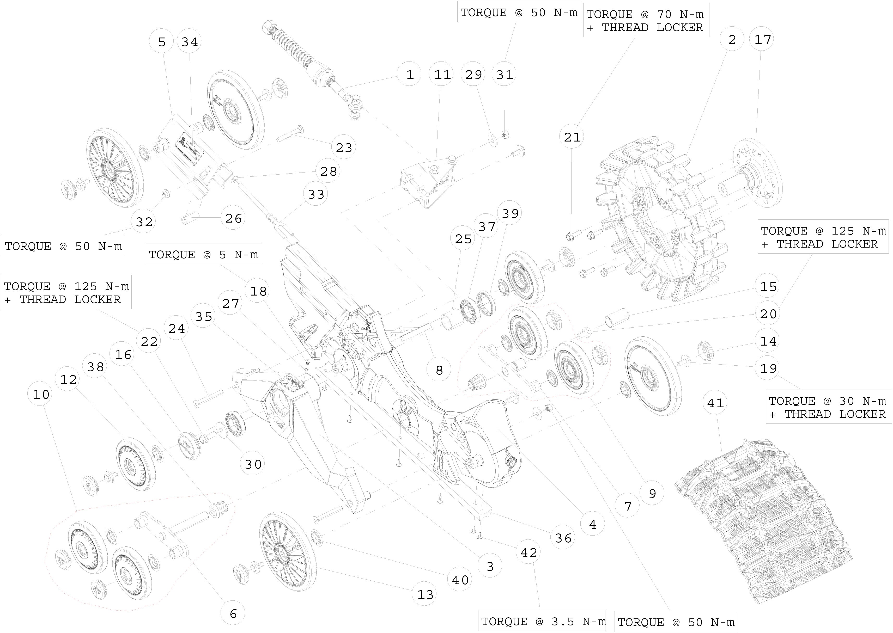 2013 XT4S Front Left And Right Parts Diagram