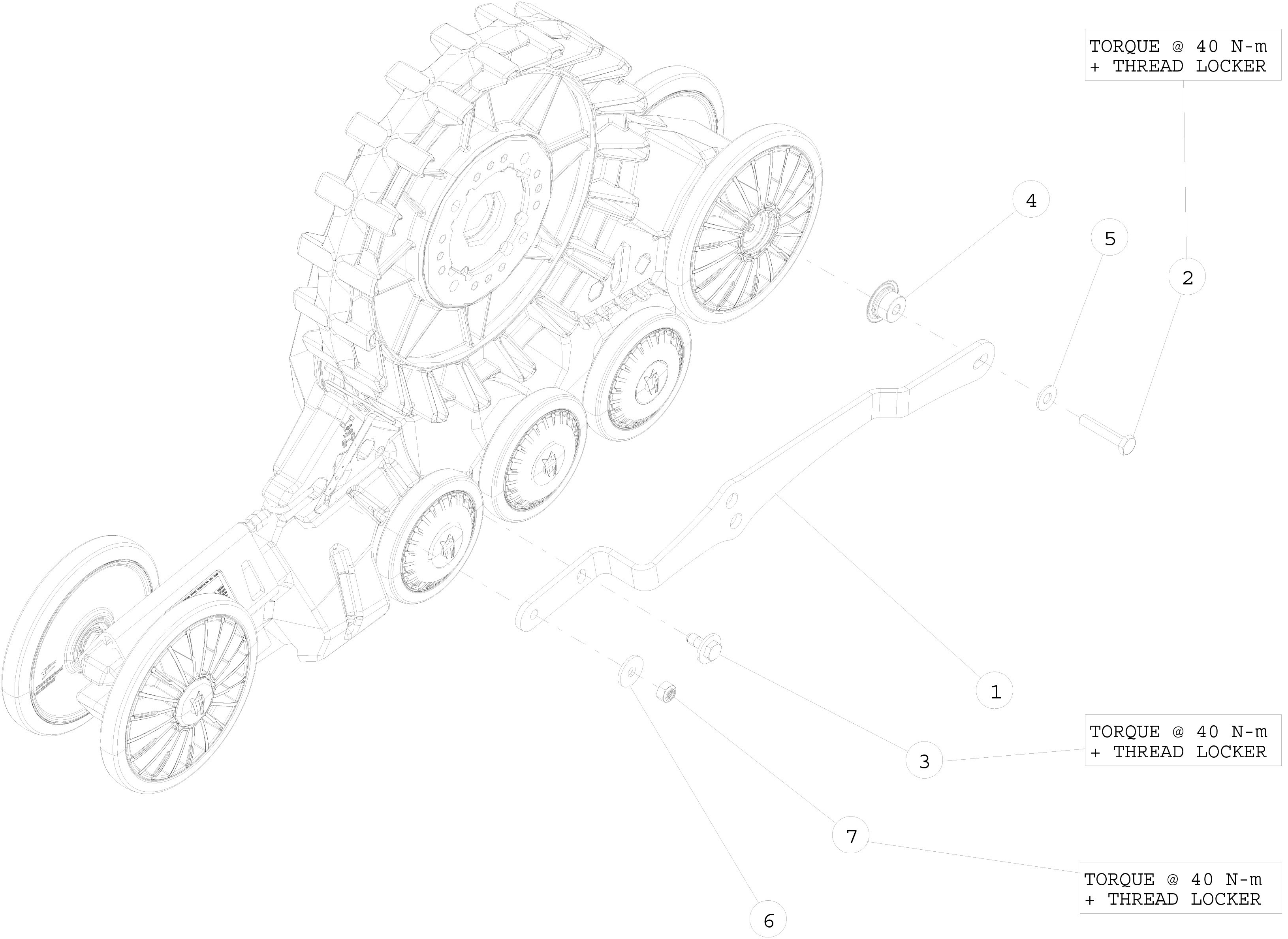 2013 XT4S Rigid Suspension (RS) Parts Diagram