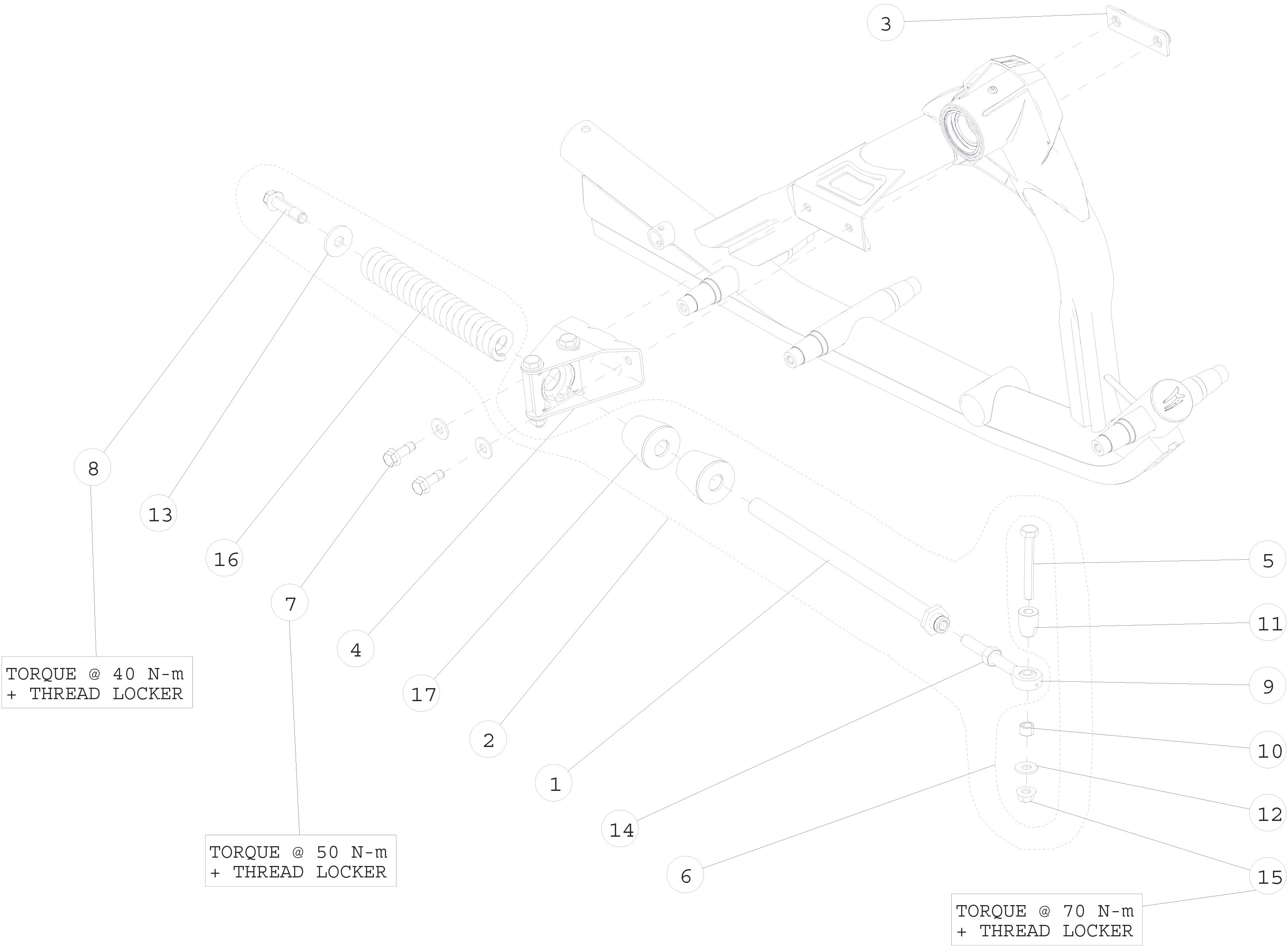 2014 T4S Independent Suspension (IS) Parts Diagram