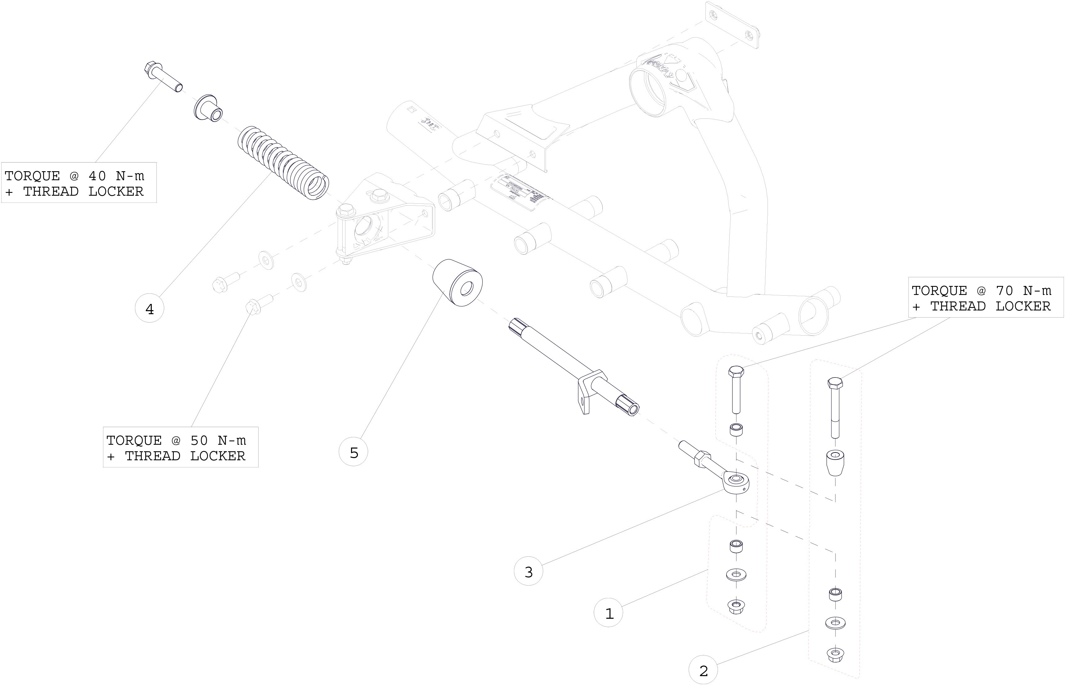 2015 T4S Independent Suspension (IS) Parts Diagram