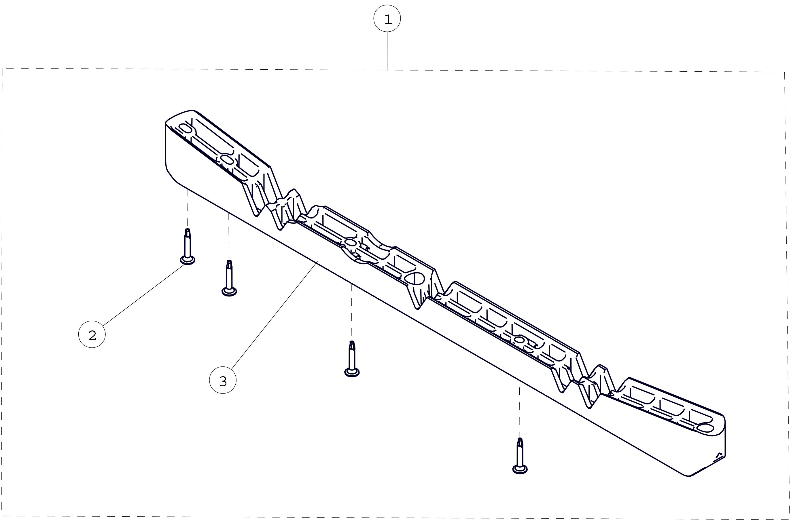 2015 T4S Track Guide Kit Parts Diagram