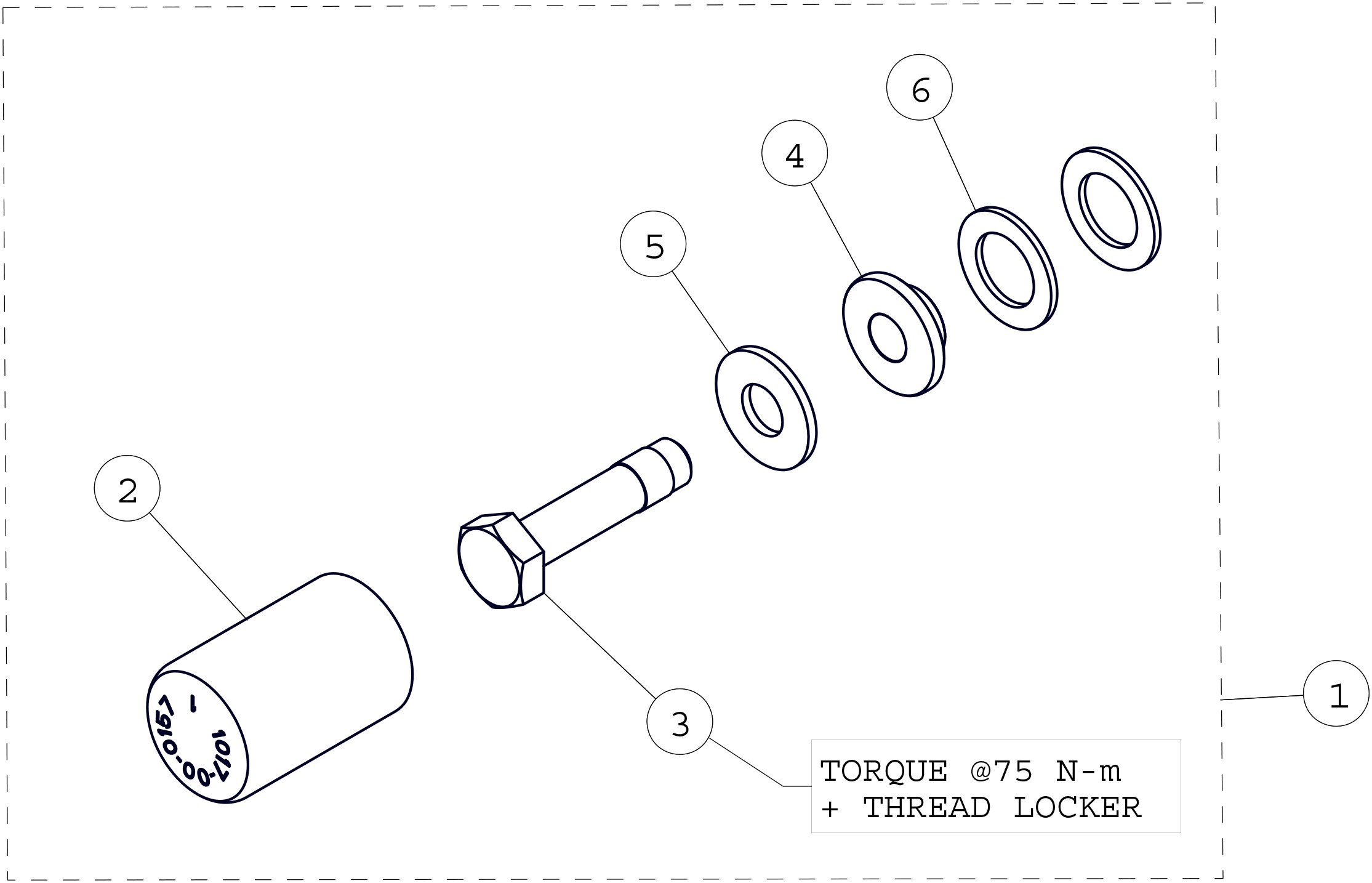 2015 T4S Stabilizer Fixation Bolt Kit Parts Diagram