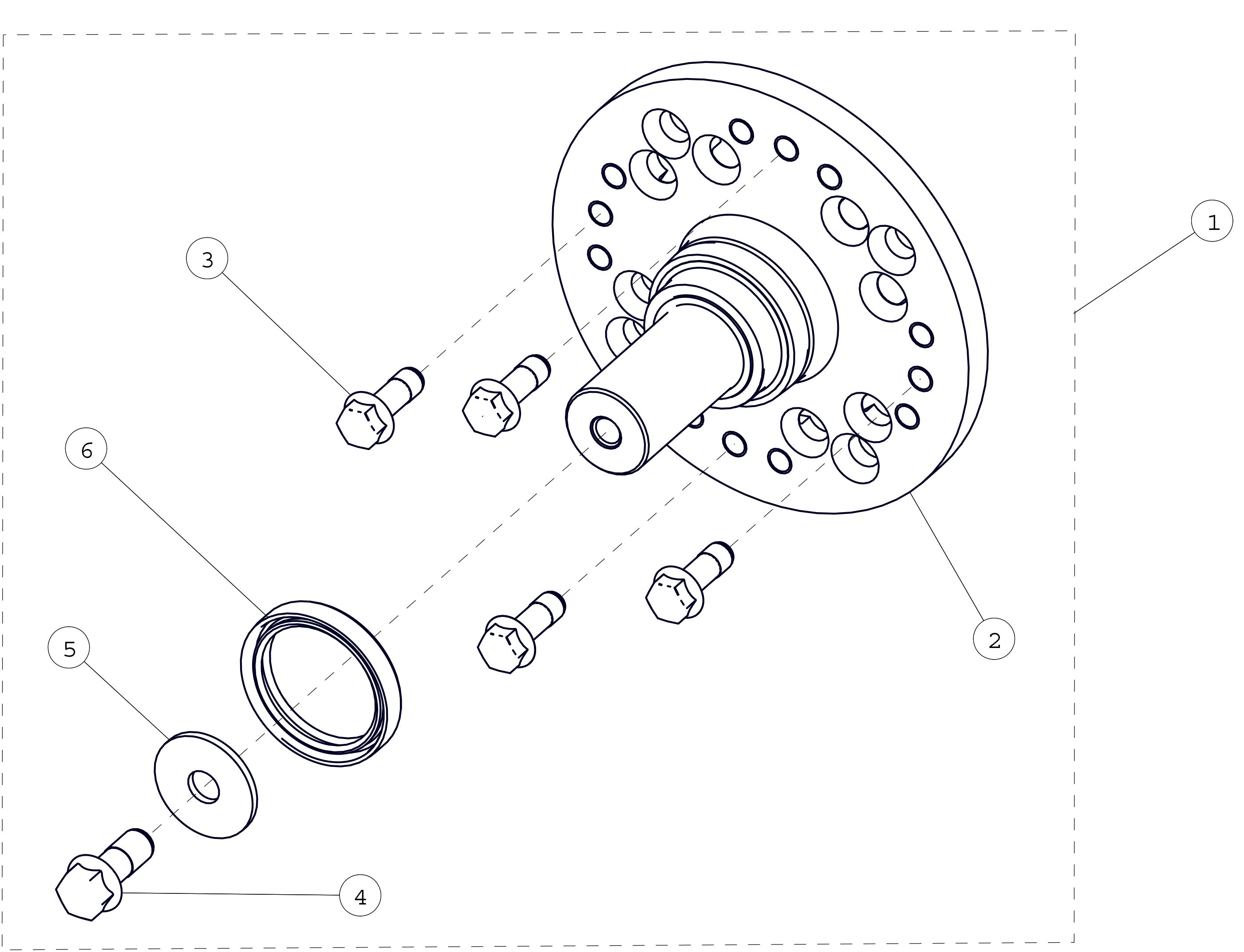 2015 T4S S-Kit Hub Multi Parts Diagram