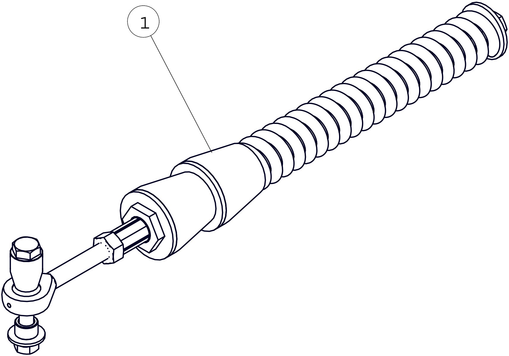 2015 T4S Stabilizing Rod Rear Parts Diagram