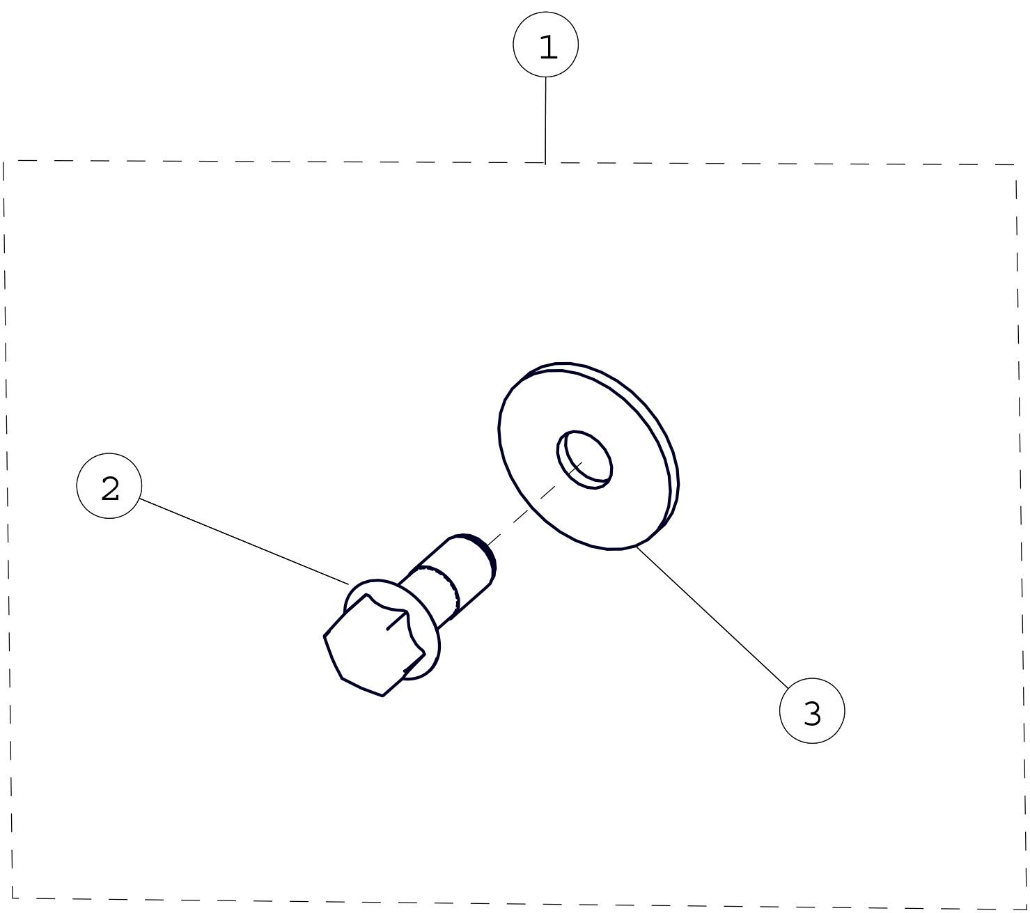 2015 T4S Wheel Hub Bolt Kit Parts Diagram