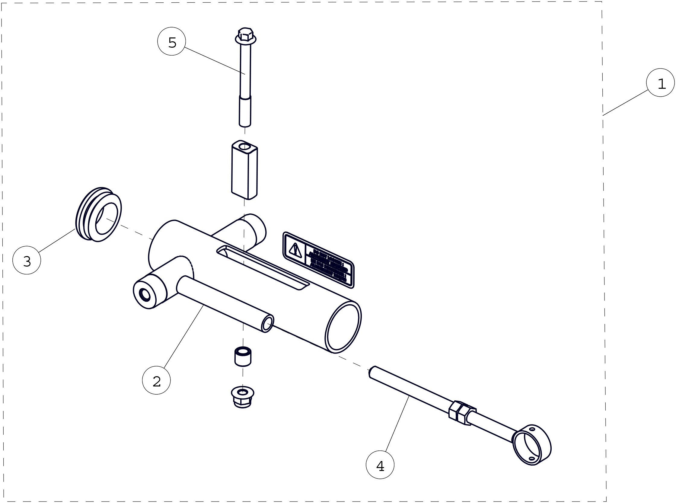 2016 T4S Front Short Track Tensioner Kit Parts Diagram