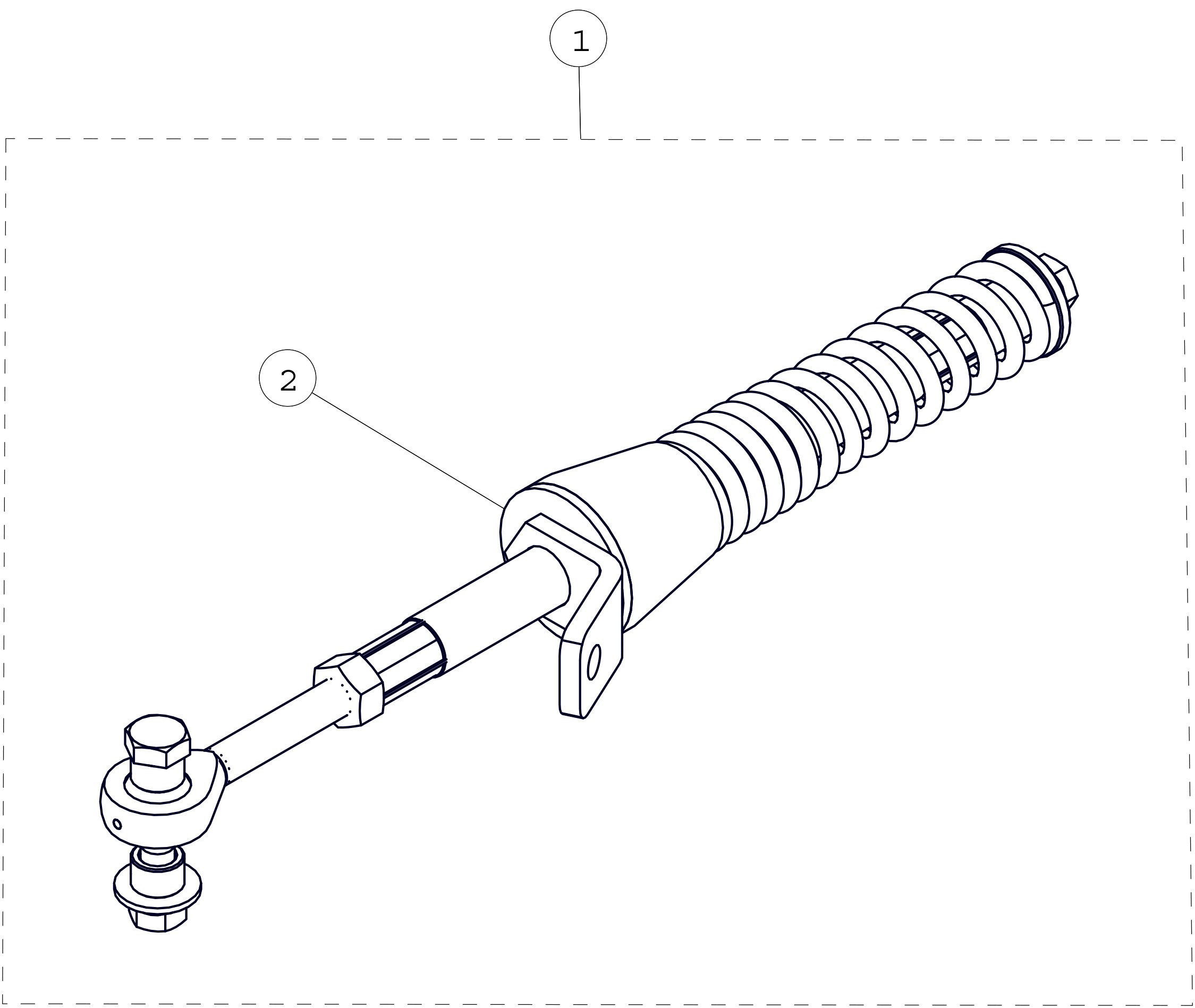 2016 T4S Stabilizing Rod - ATV Parts Diagram