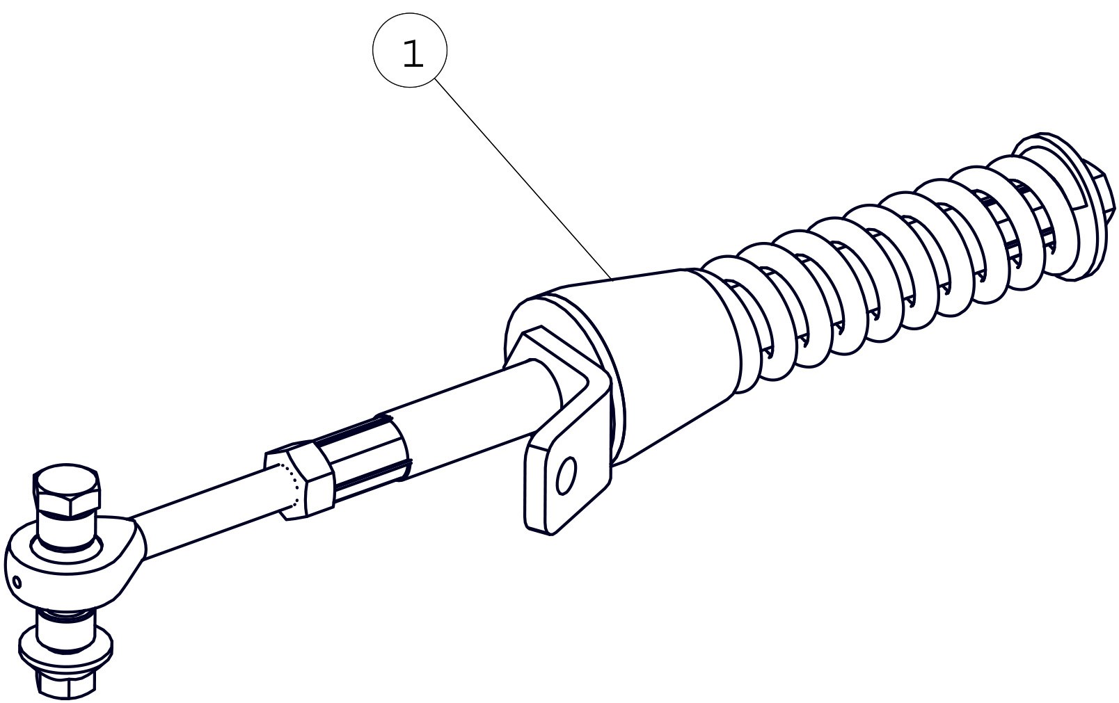 Stabilizing Rod Front