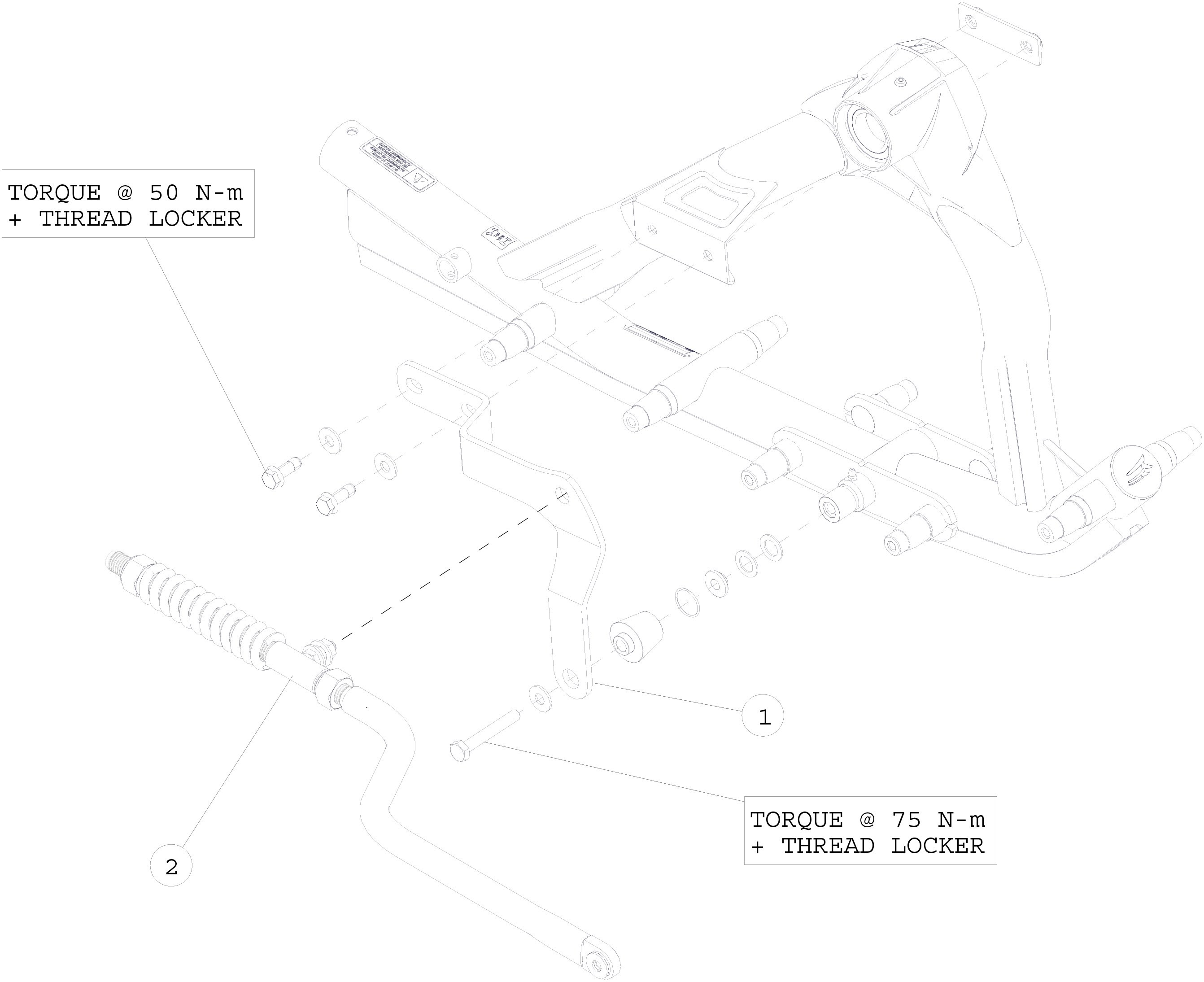 2016 T4S Rigid Suspension (RS) Parts Diagram