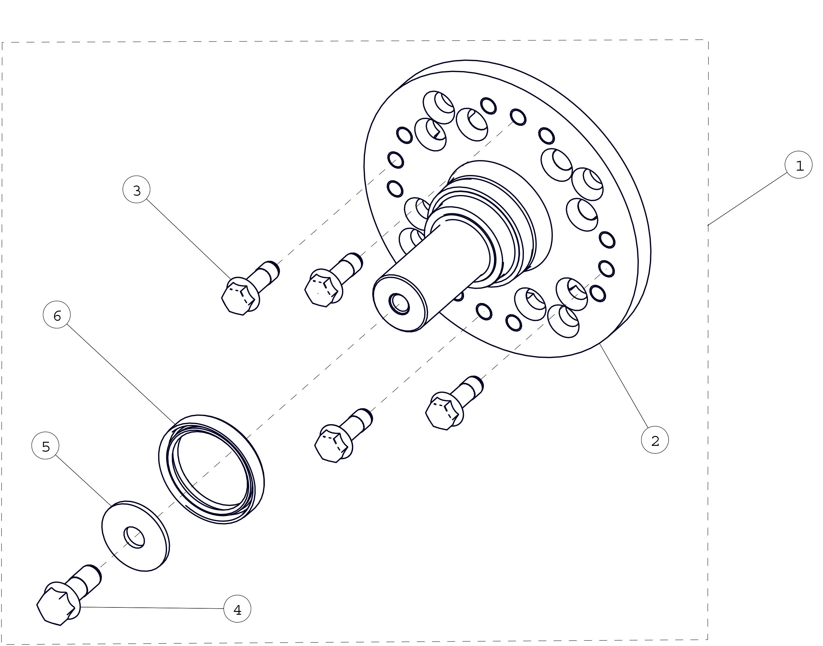 2016 T4S S-Kit Hub Multi Parts Diagram