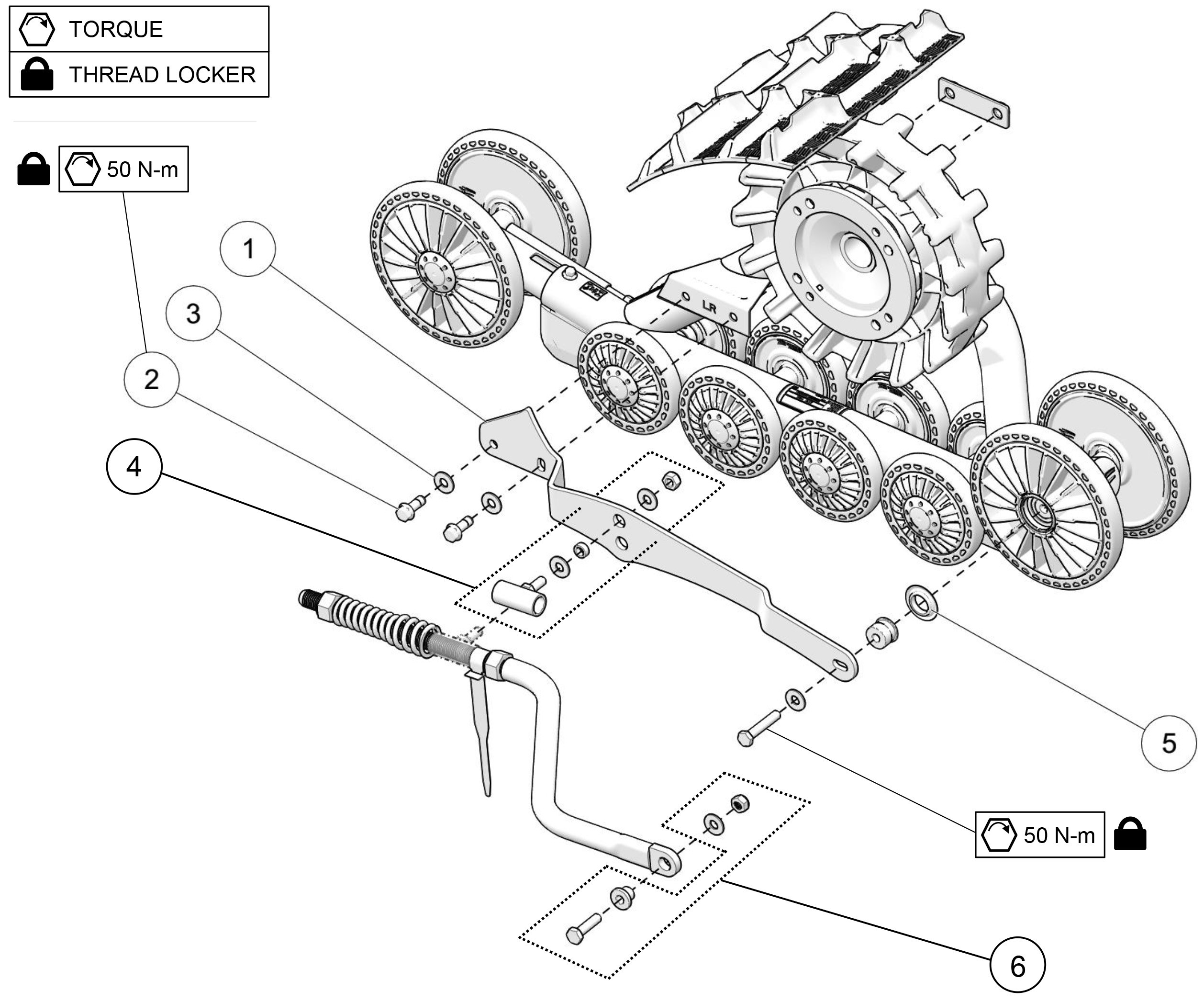 2017 T4S Rigid Suspension (RS) Parts Diagram