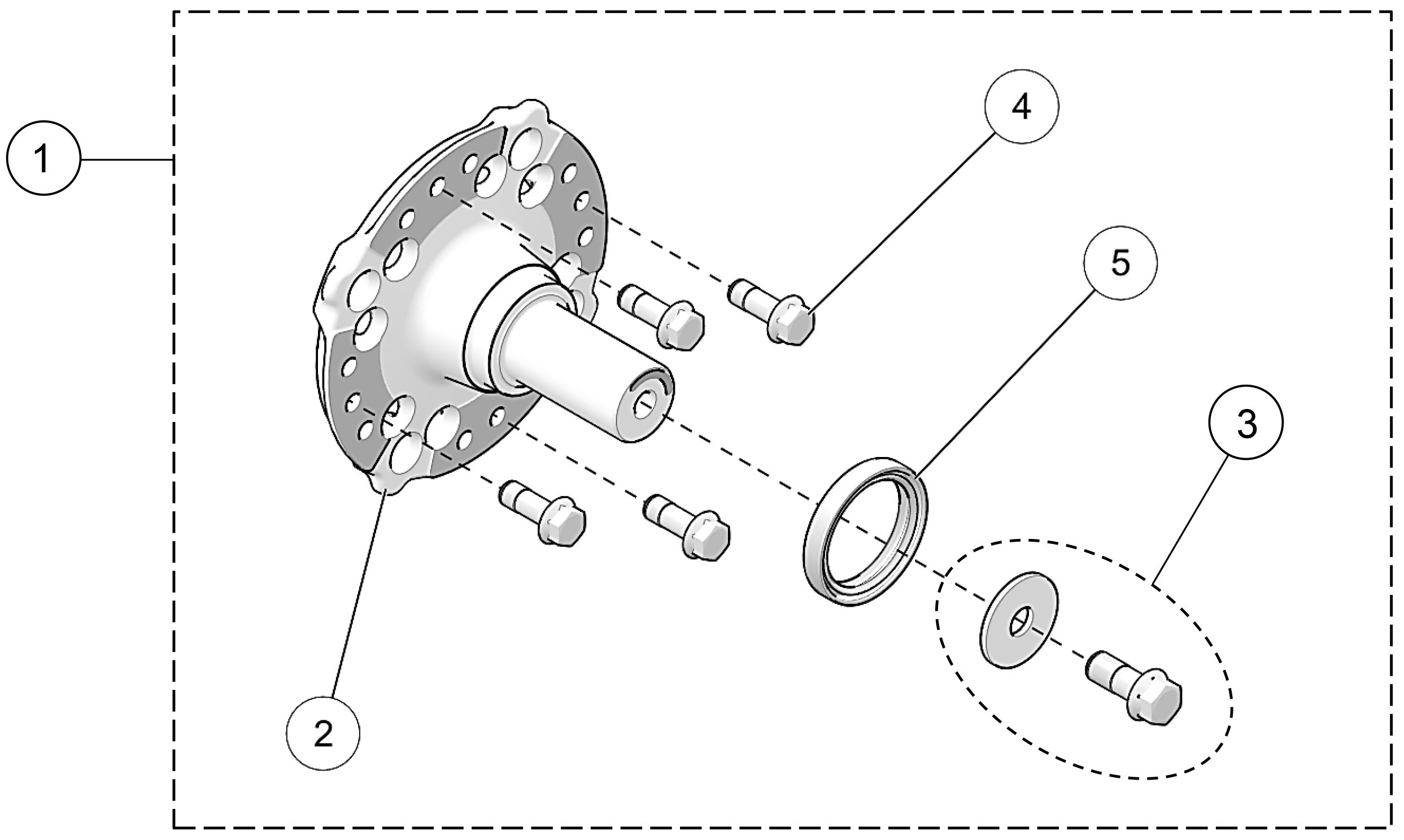 2018 4S1 S-Kit Hub 137mm Adapted Parts Diagram