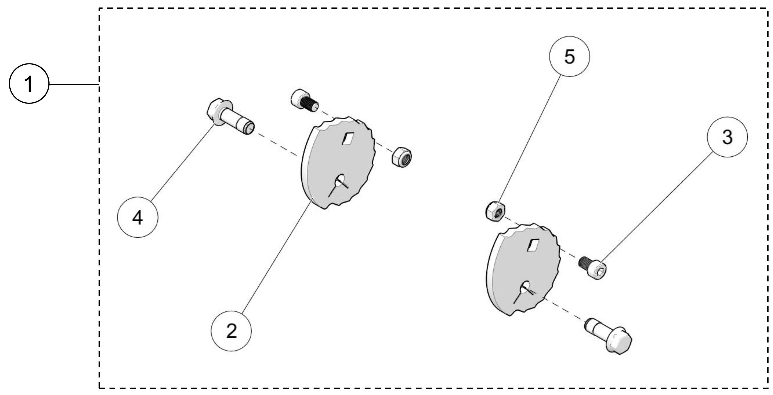 2018 R4S Tensioner Cam Kit Parts Diagram