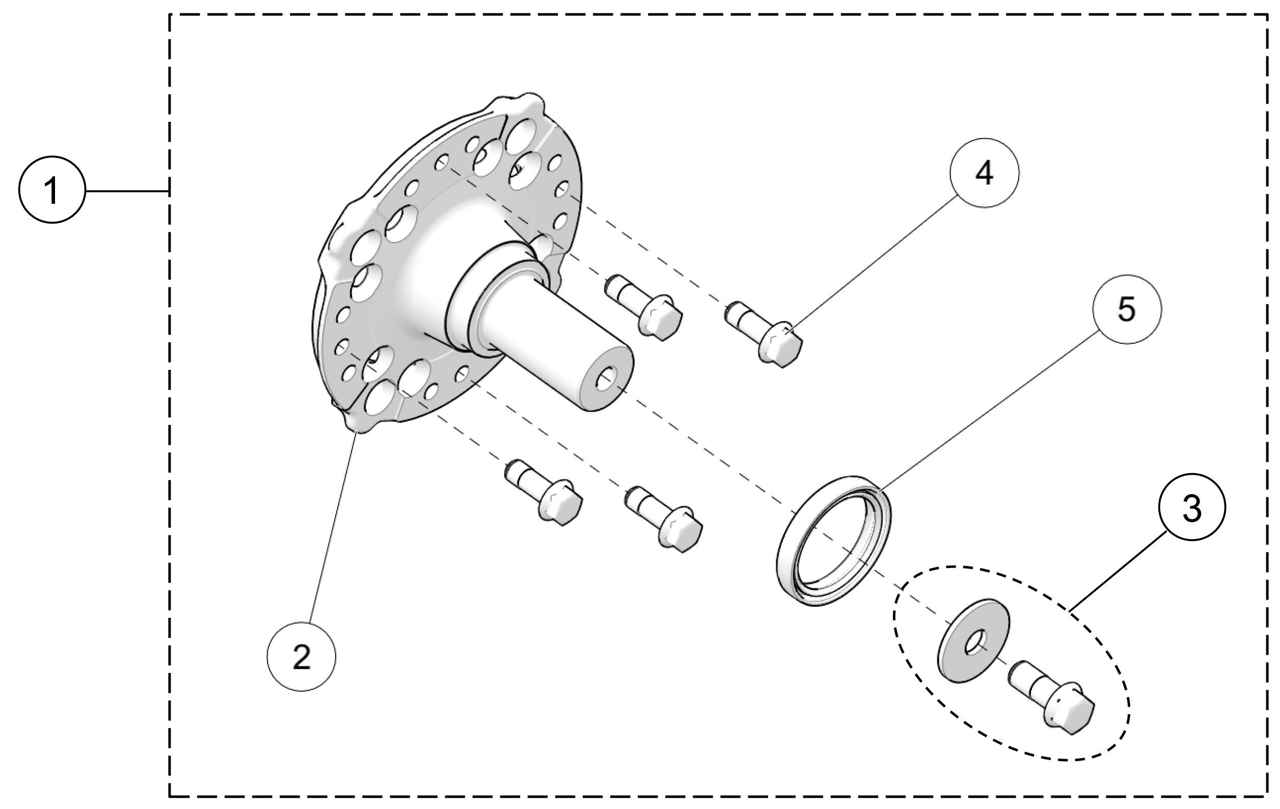 2019 R4S S-Kit Multi Model Hub Parts Diagram