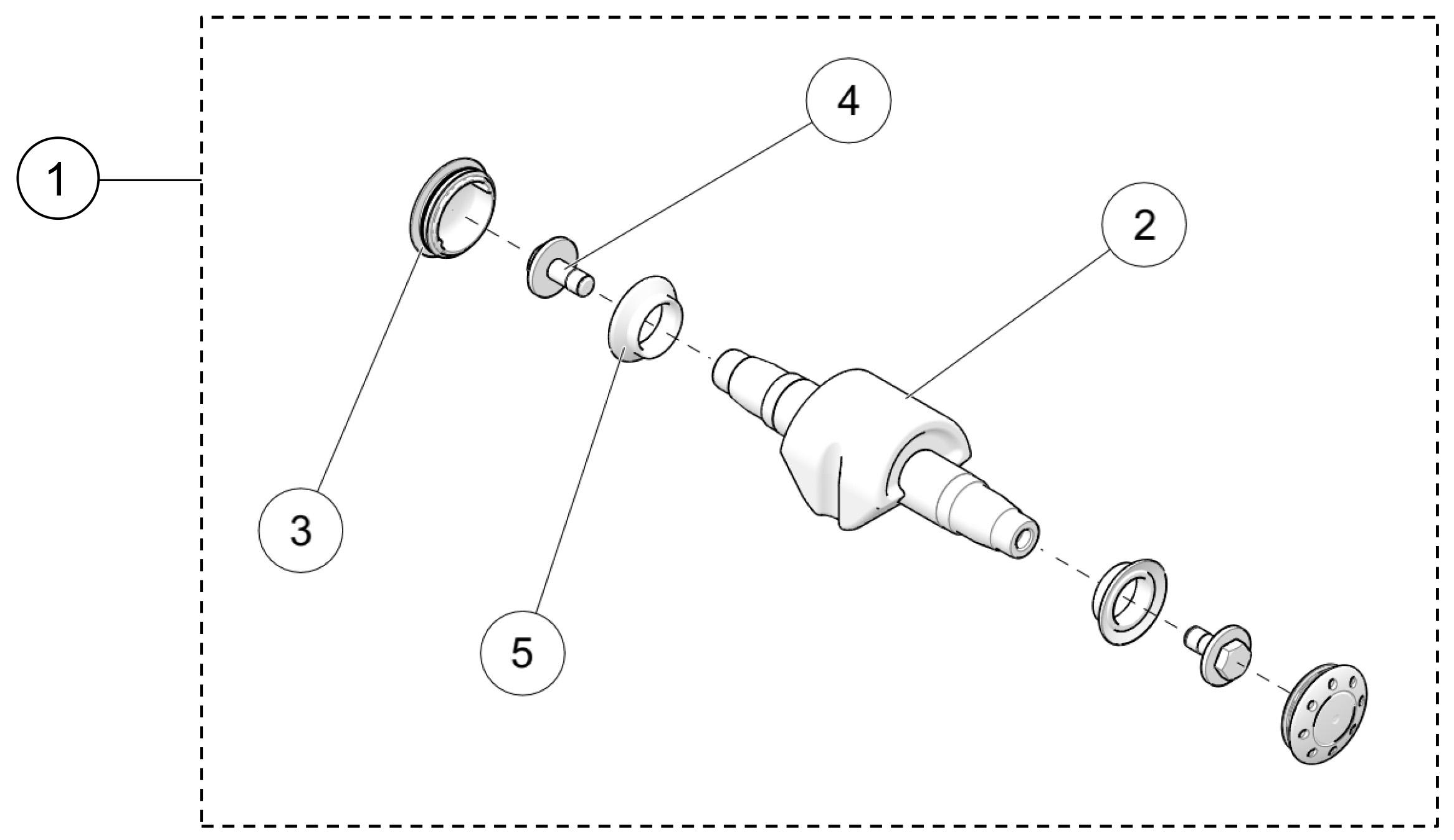 2020 4S1 Wheel Axle Parts Diagram