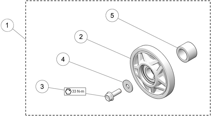 104mm Wheel Assembly