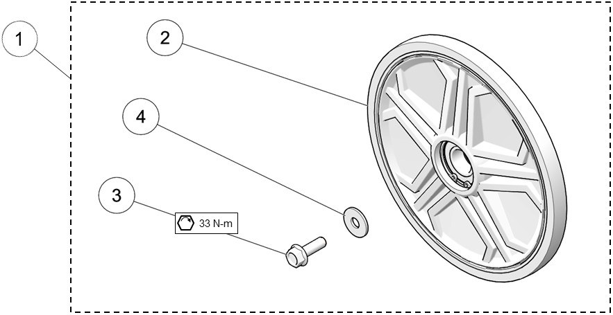 200mm Wheel Assembly