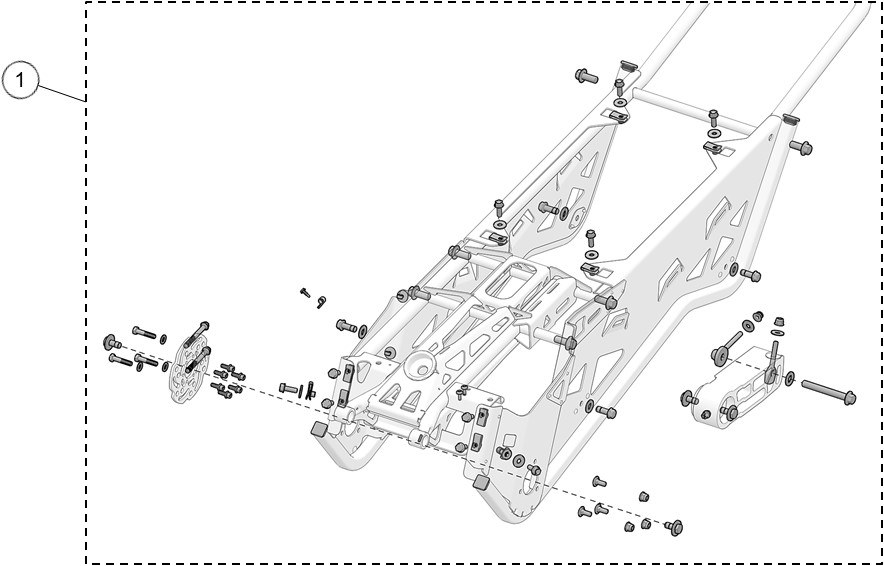 2020 DTS 129 Frame Fasteners Parts Diagram