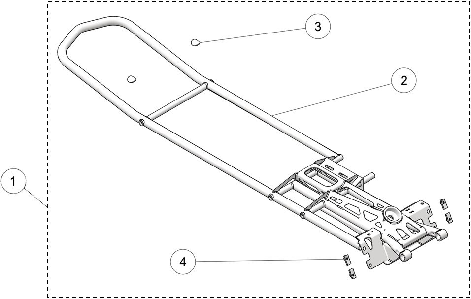 2020 DTS 129 Main Frame Parts Diagram