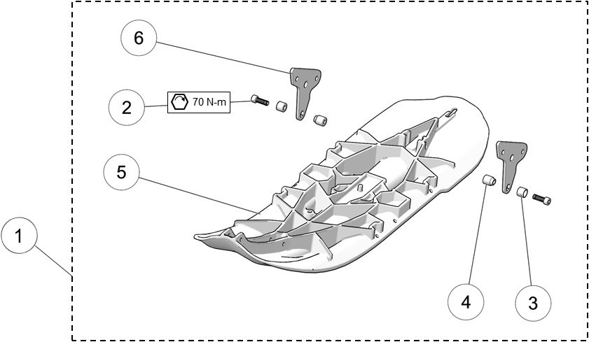 2020 DTS 129 Ski Parts Diagram