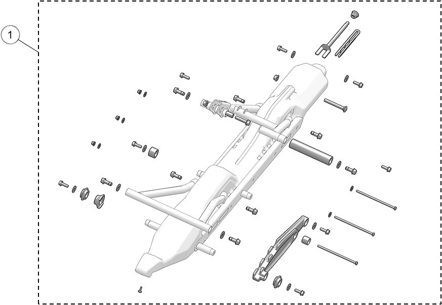 2020 DTS 129 Suspension Fasteners Parts Diagram