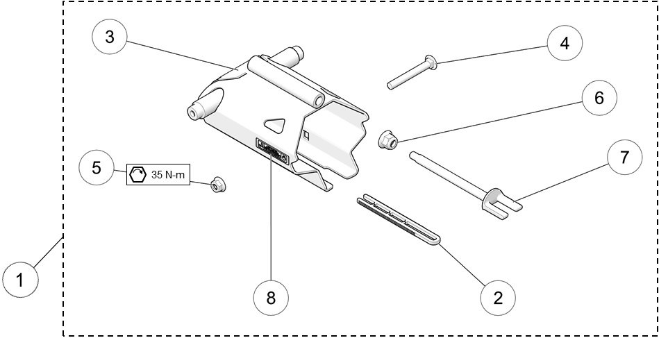 2020 DTS 129 Track Tensioner Parts Diagram