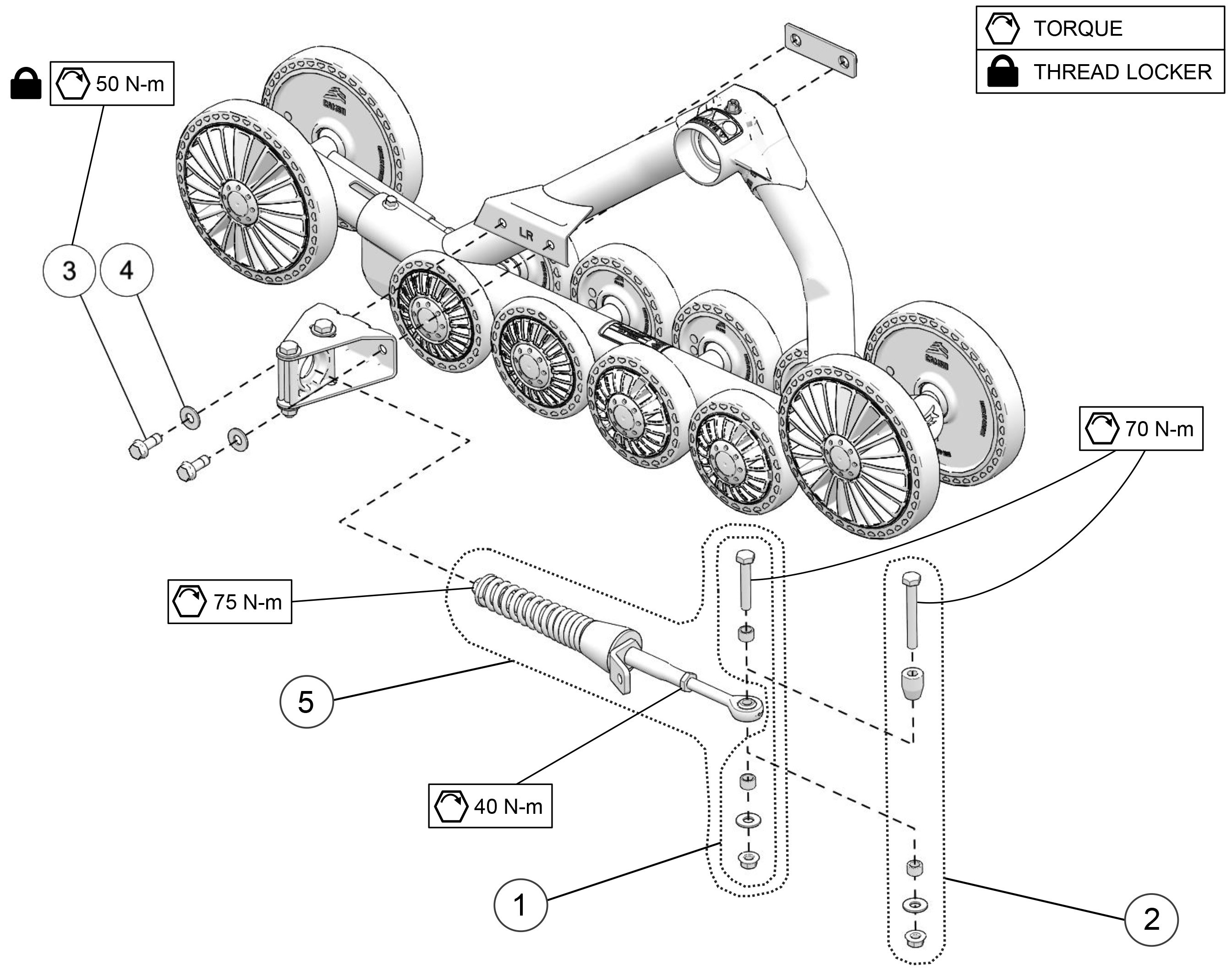 2020 X4S Independent Suspension (IS) Parts Diagram
