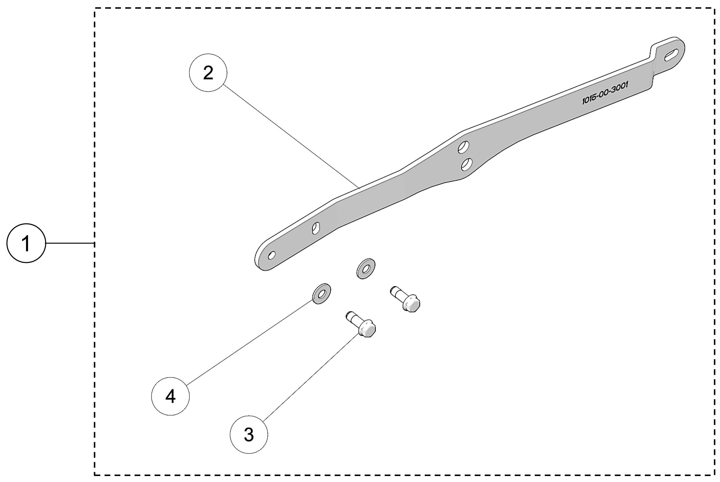 2022 R4S Anti-Rotation LH Bracket Rs Parts Diagram