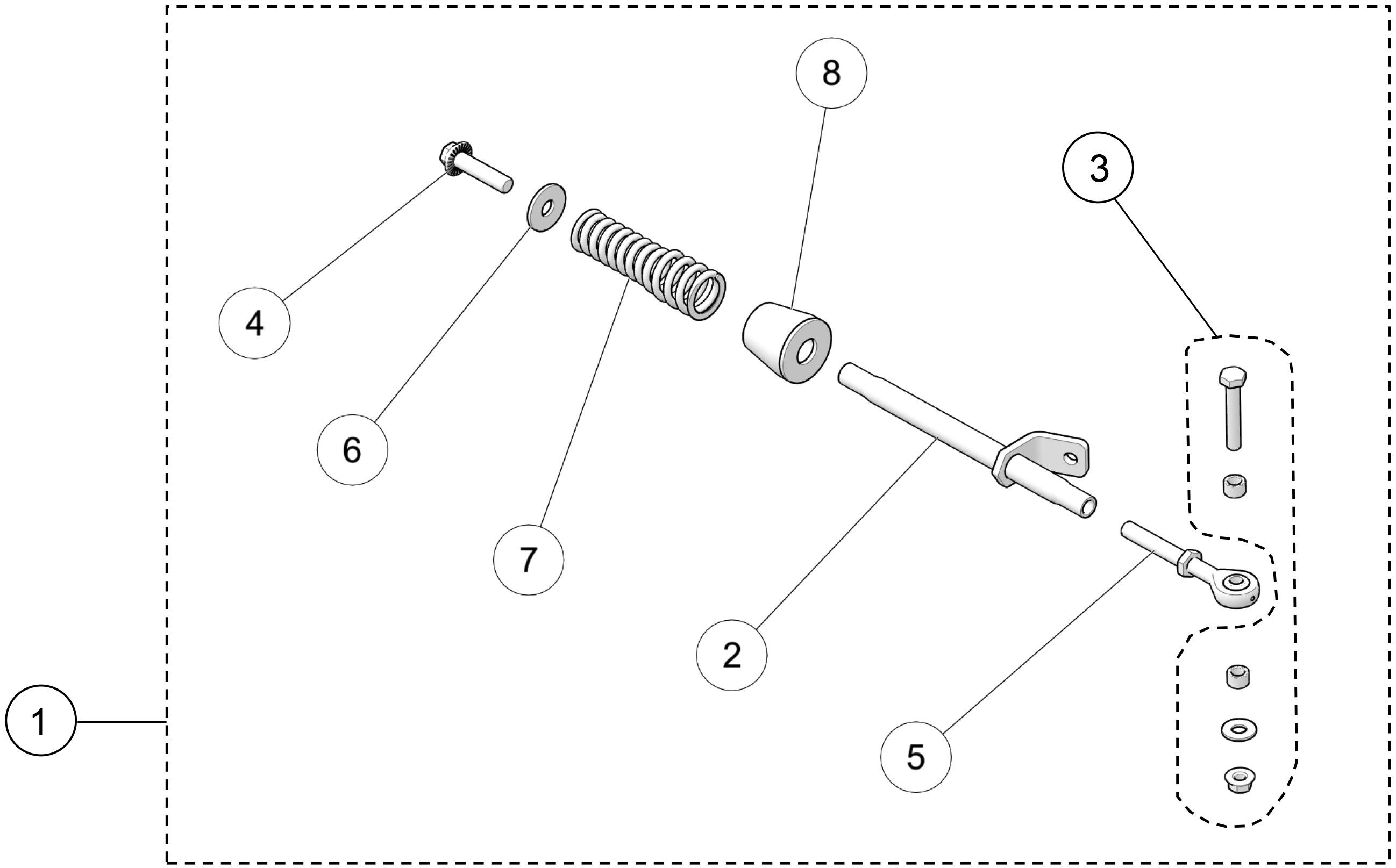 2022 R4S Front Stabilizing Rod - ATV Parts Diagram