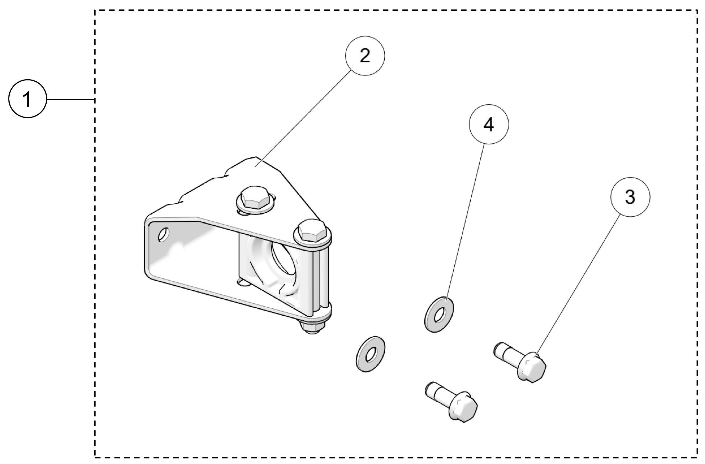 2023 4S1 Bracket, Independent Suspension Parts Diagram
