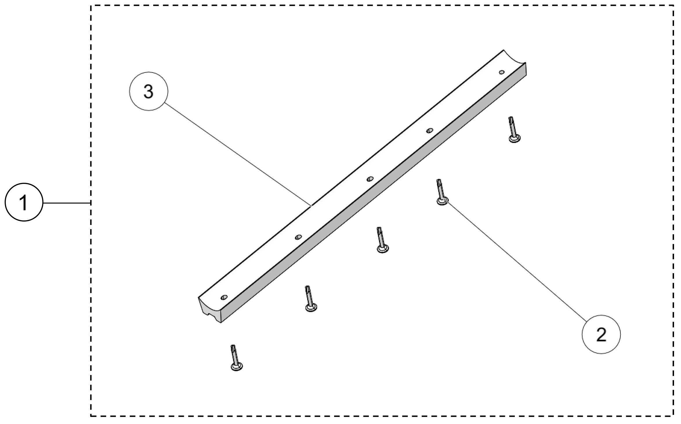 2023 R4S Front Slide Kit Parts Diagram