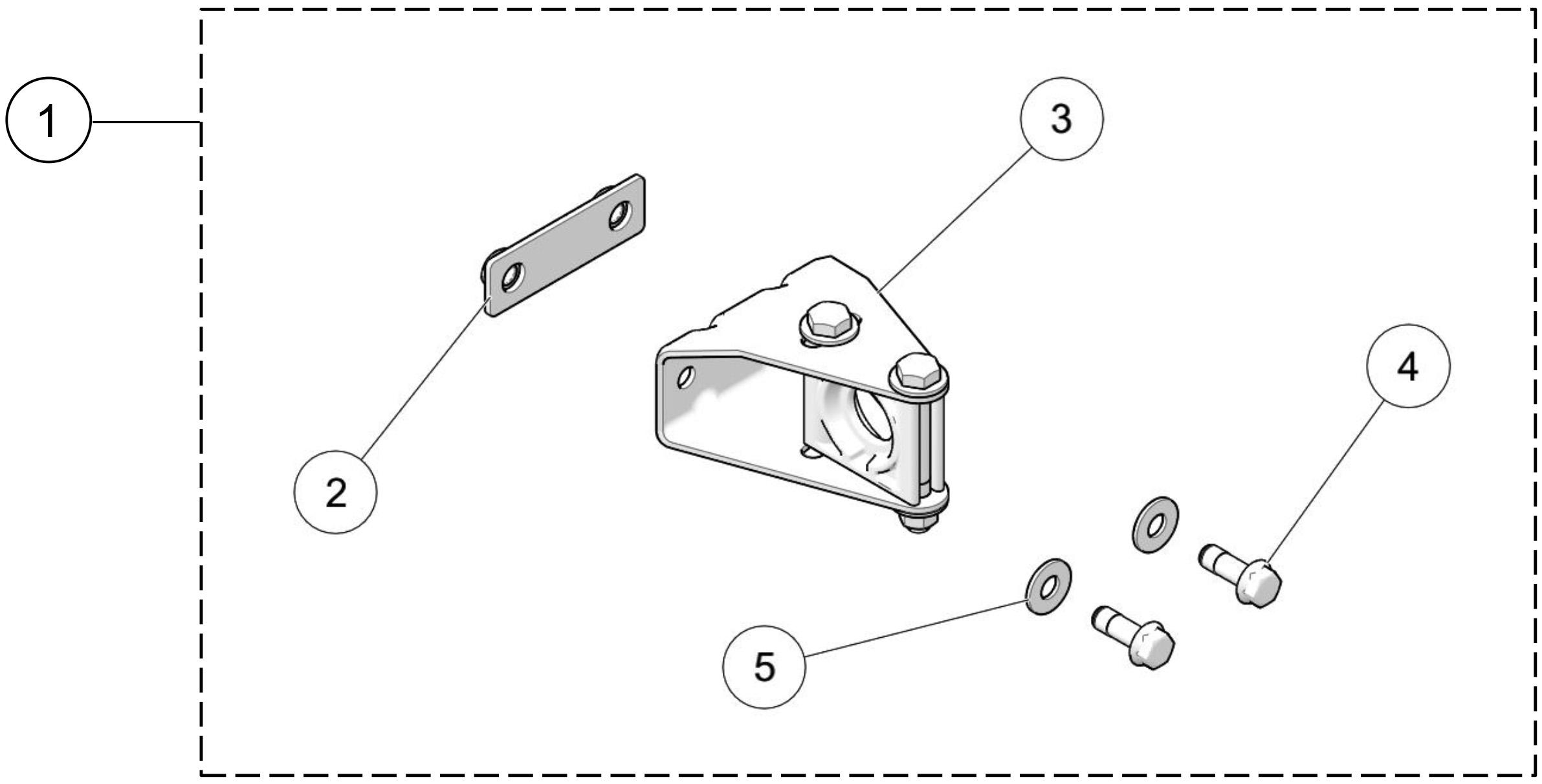 2023 T4S Anti-Rotation Independent Suspension Parts Diagram