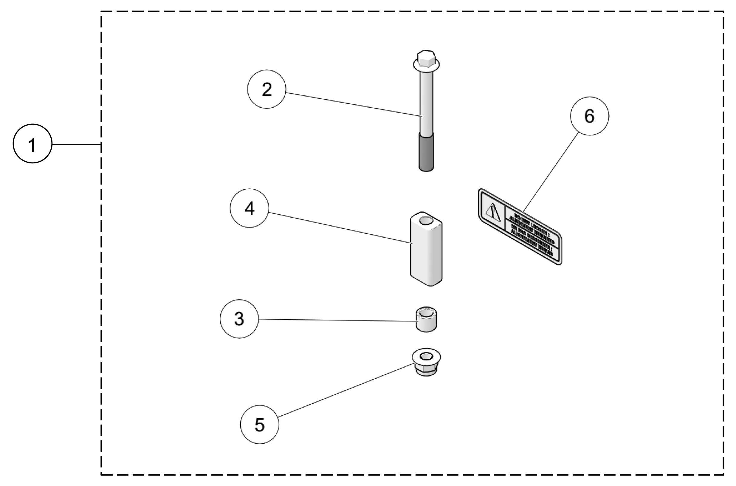 2023 T4S Tensioner Bushing Kit Parts Diagram