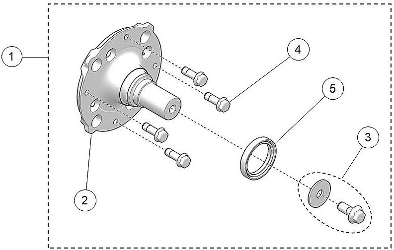 2026 4S1 S-Kit Hub UTV HD Kubota RTV-X Parts Diagram