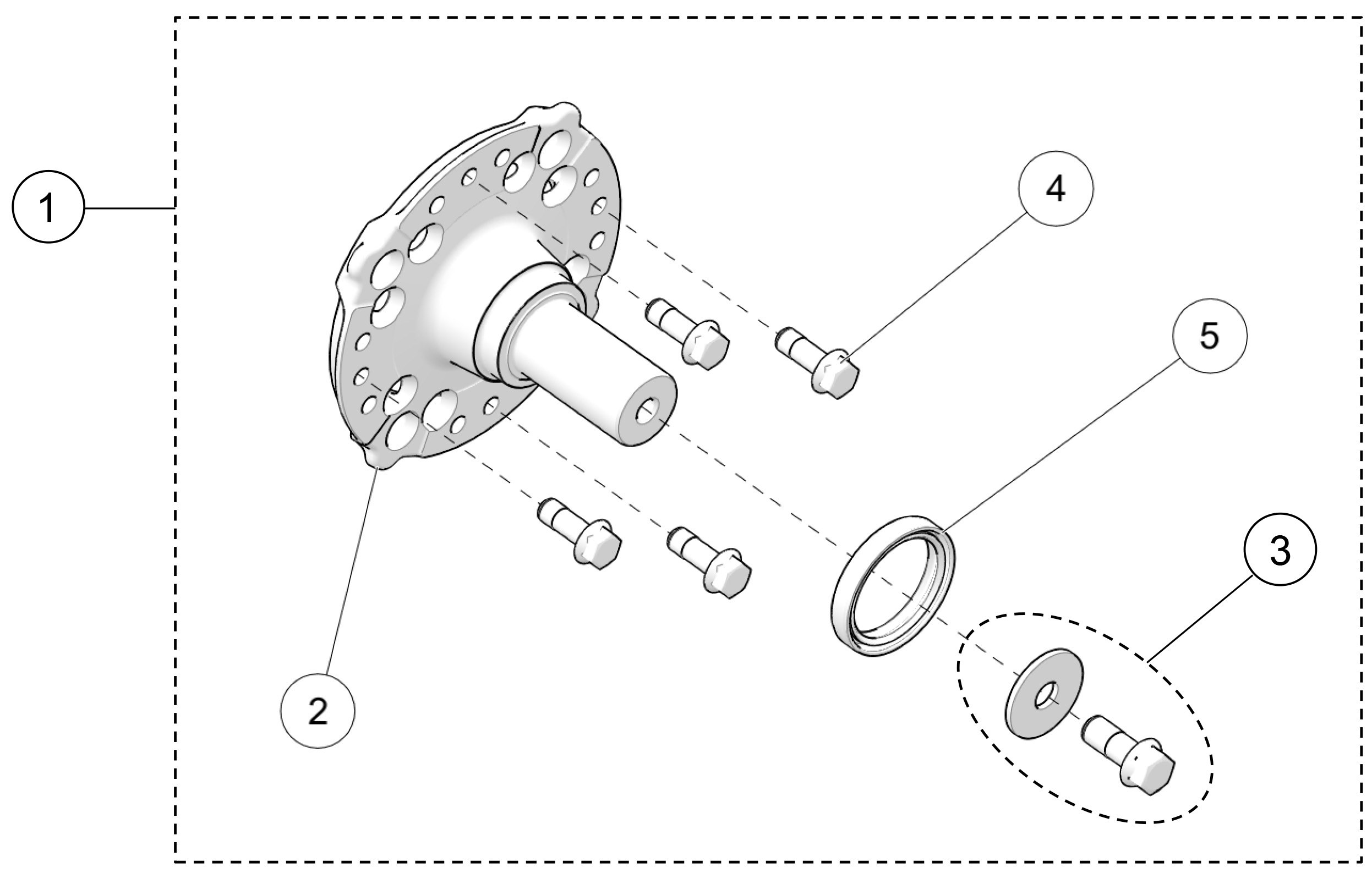 2026 4S1 S-Kit Hub Multi Parts Diagram