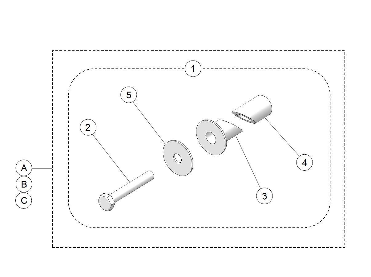 2026 T4S Wheel Holder Kits Parts Diagram